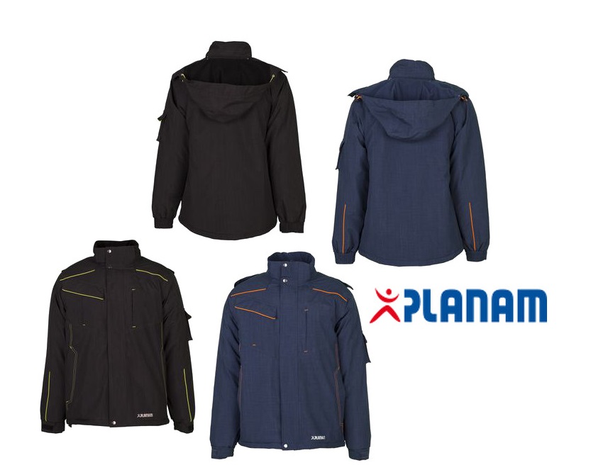 Planam Neon Winter-Jacke Gr. S - XXXL in 2 Farben