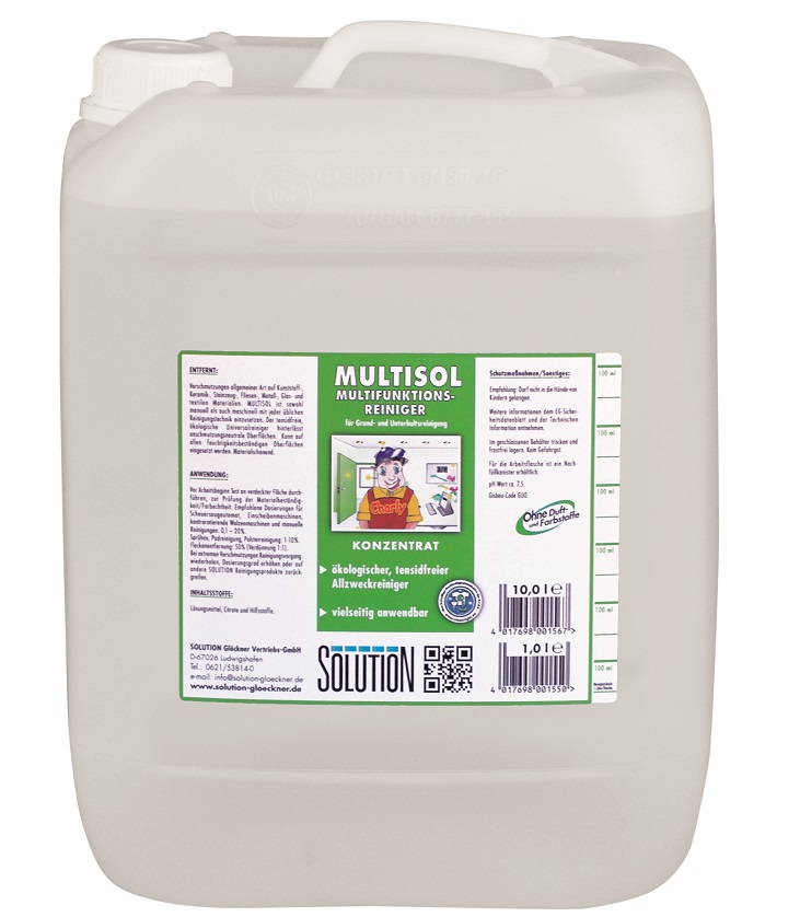 tempmultisol_10l_0296-klein SOLUTION Glöckner - Multisol Universalreiniger 10 Liter Kanister