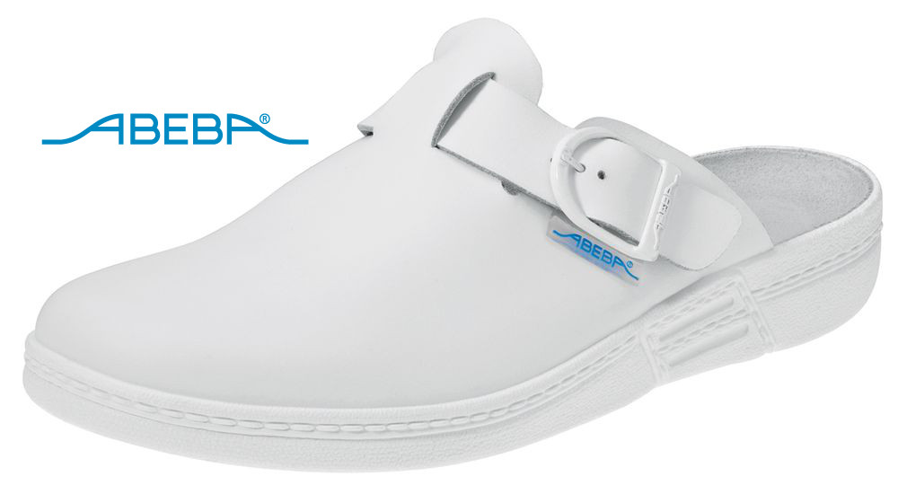 ABEBA Original 7050 Berufsschuh Clog weiß