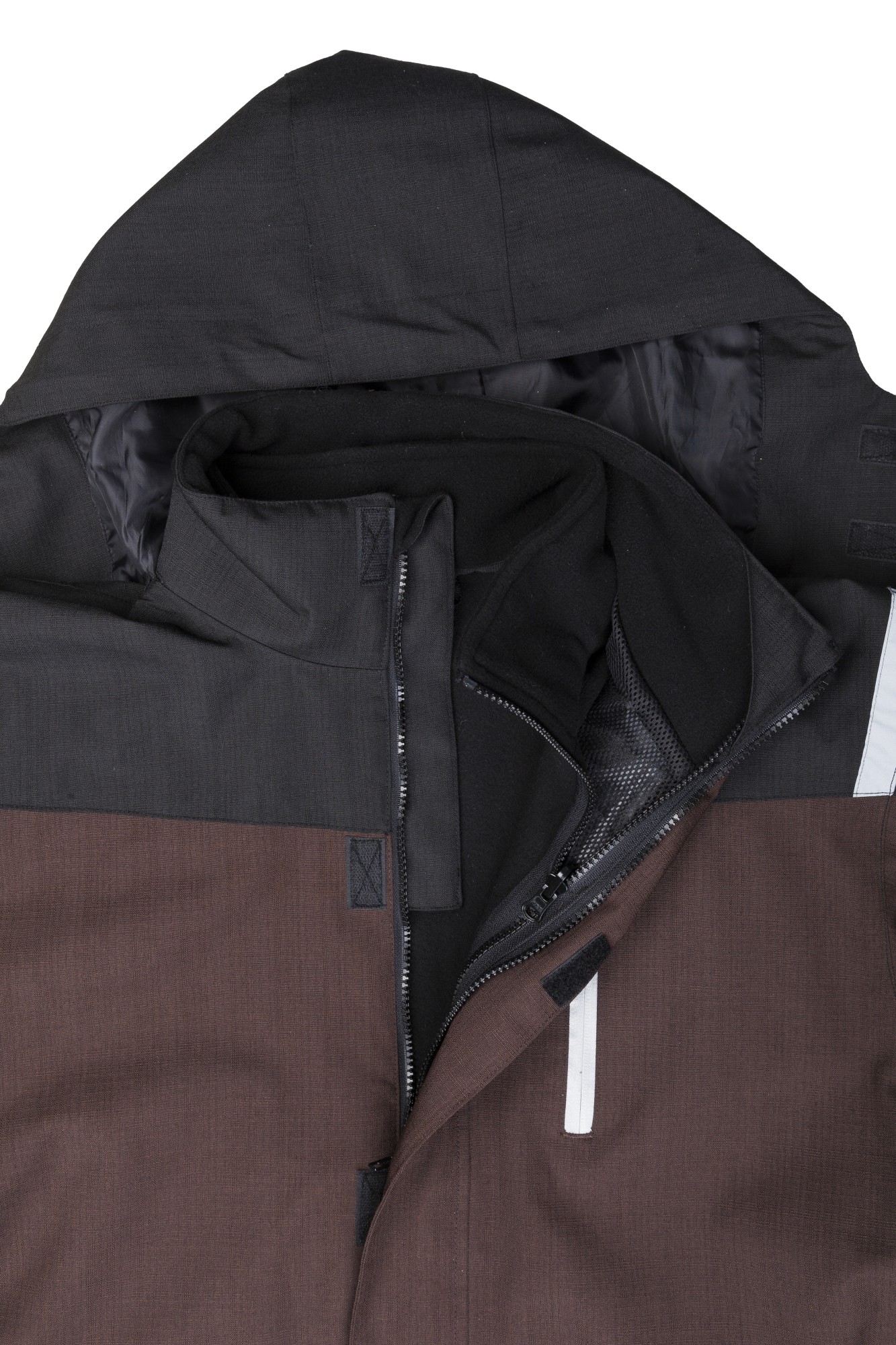 tempzoom_3655-s_009 Planam Cross Parka 3in1 Arbeitsjacke mit Fleecejacke Gr. S - 3XL, in 3 Farben