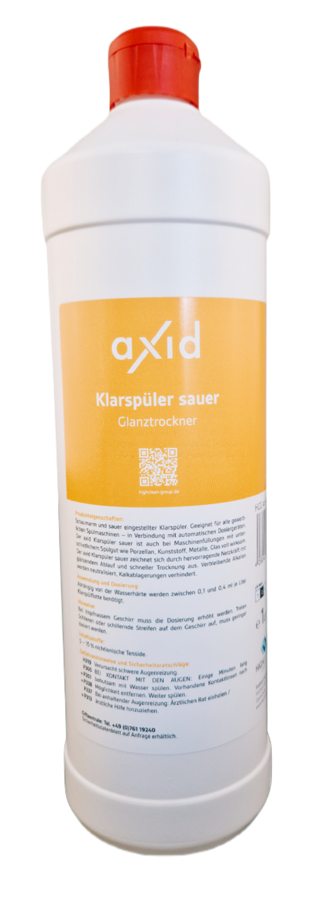 Axid - Klarspüler 1000ml Flasche Axid - Klarspüler 1000ml Flasche