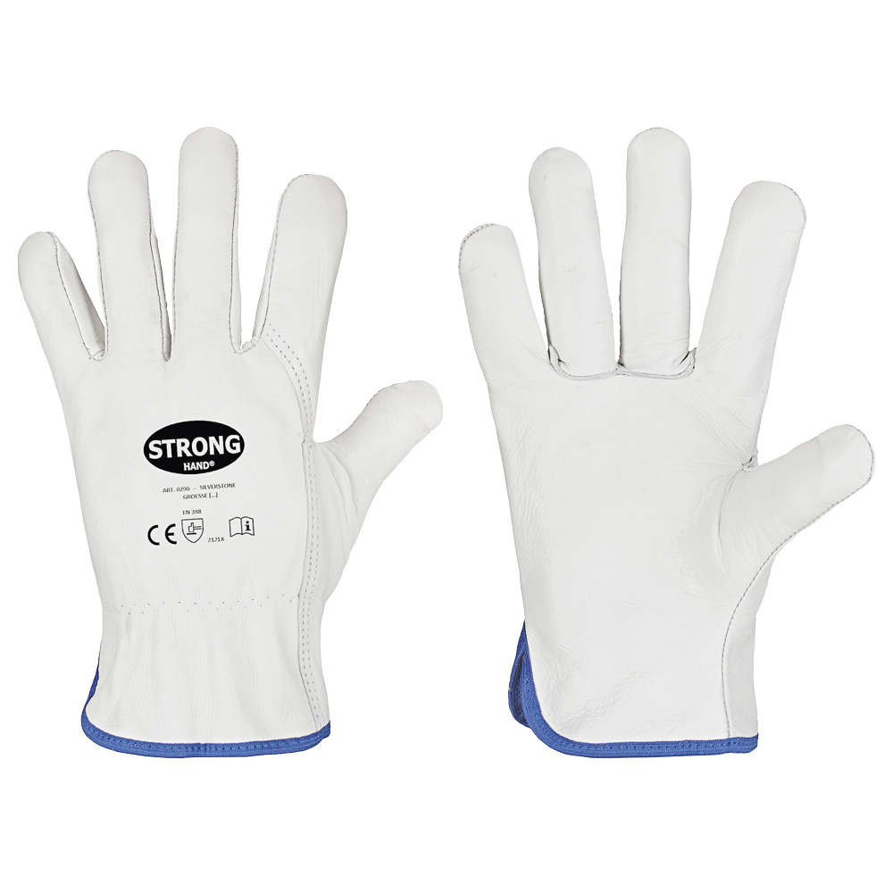 F-Rindvollleder-Handschuhe SILVERSTONE 0290