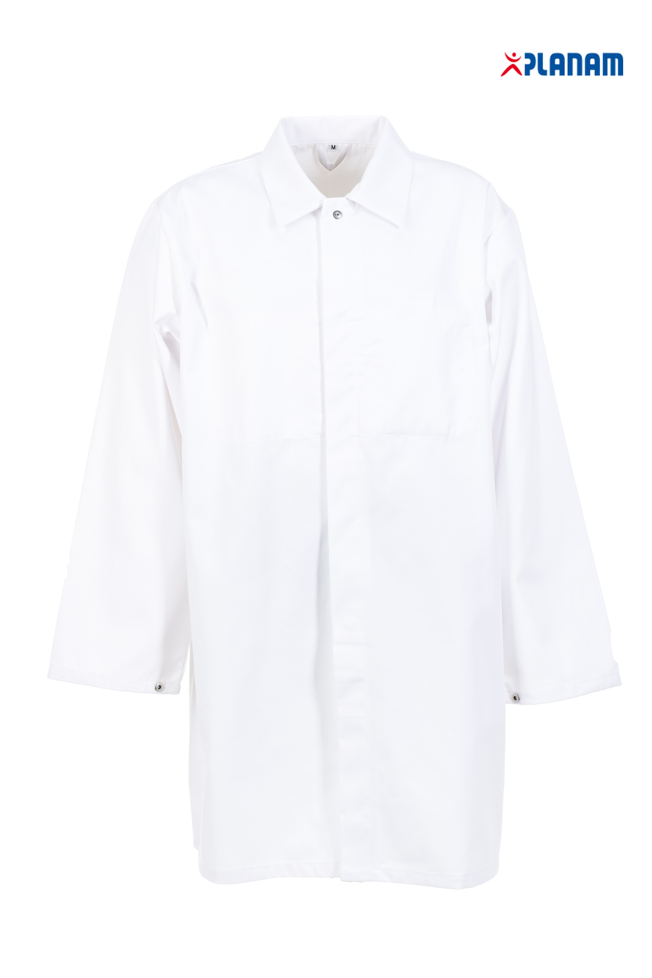 tempzoom_5360_001-logo Planam Food Herren Berufsmantel Mantel Arbeitskittel Kittel 5360