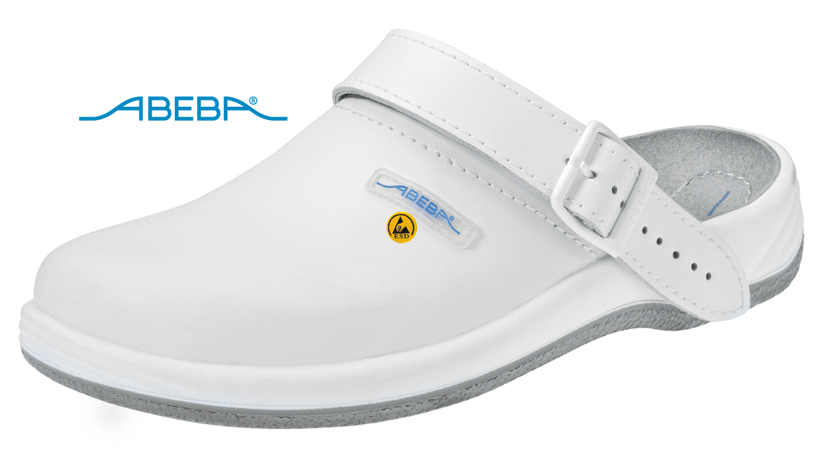 ABEBA Arrow 8200 | 38200 ESD | 8202 | 38202 ESD Berufsschuh Clog weiß