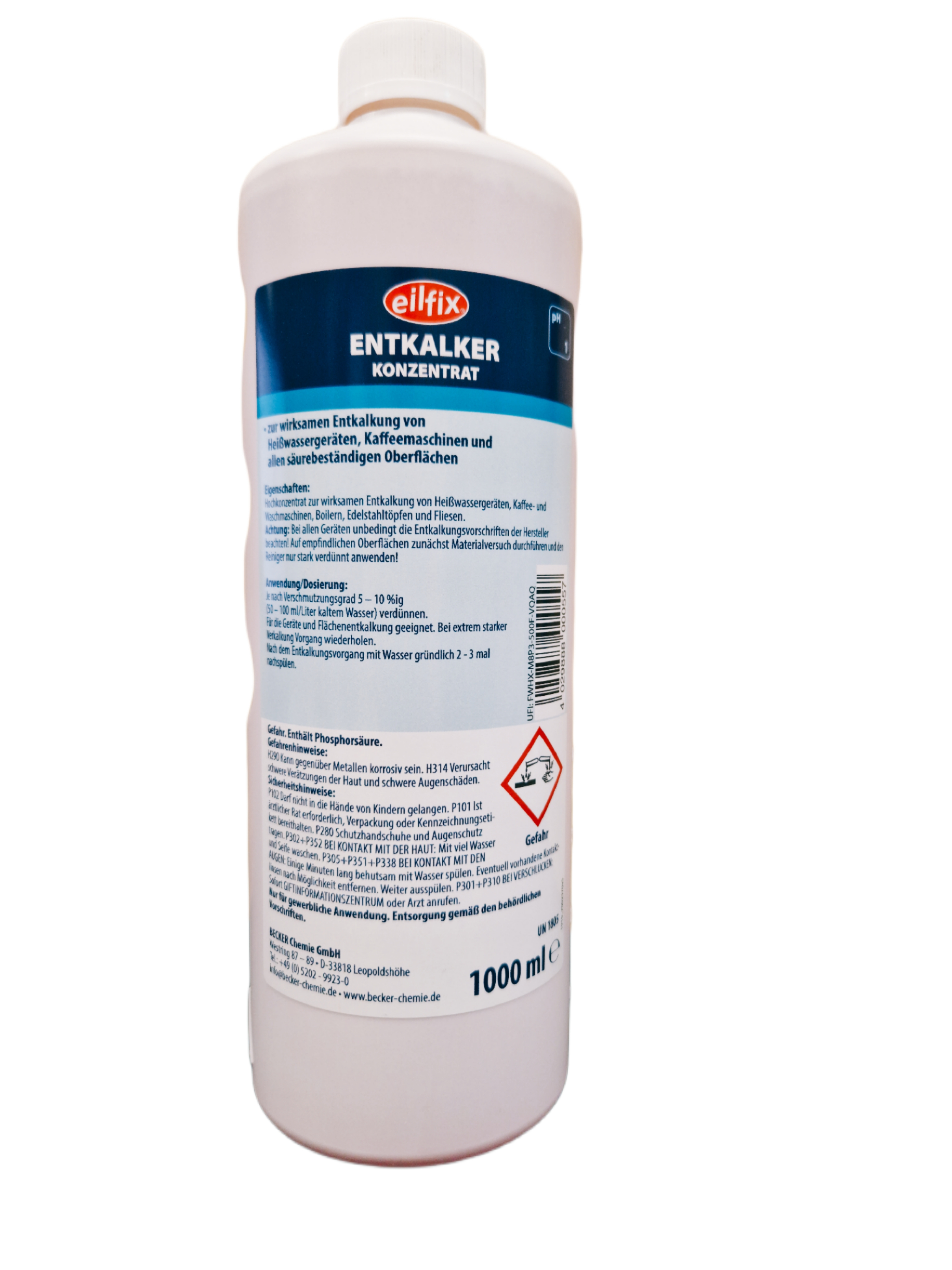 Eilfix - Entkalker Konzentrat flüssig 1000ml-5L-10L