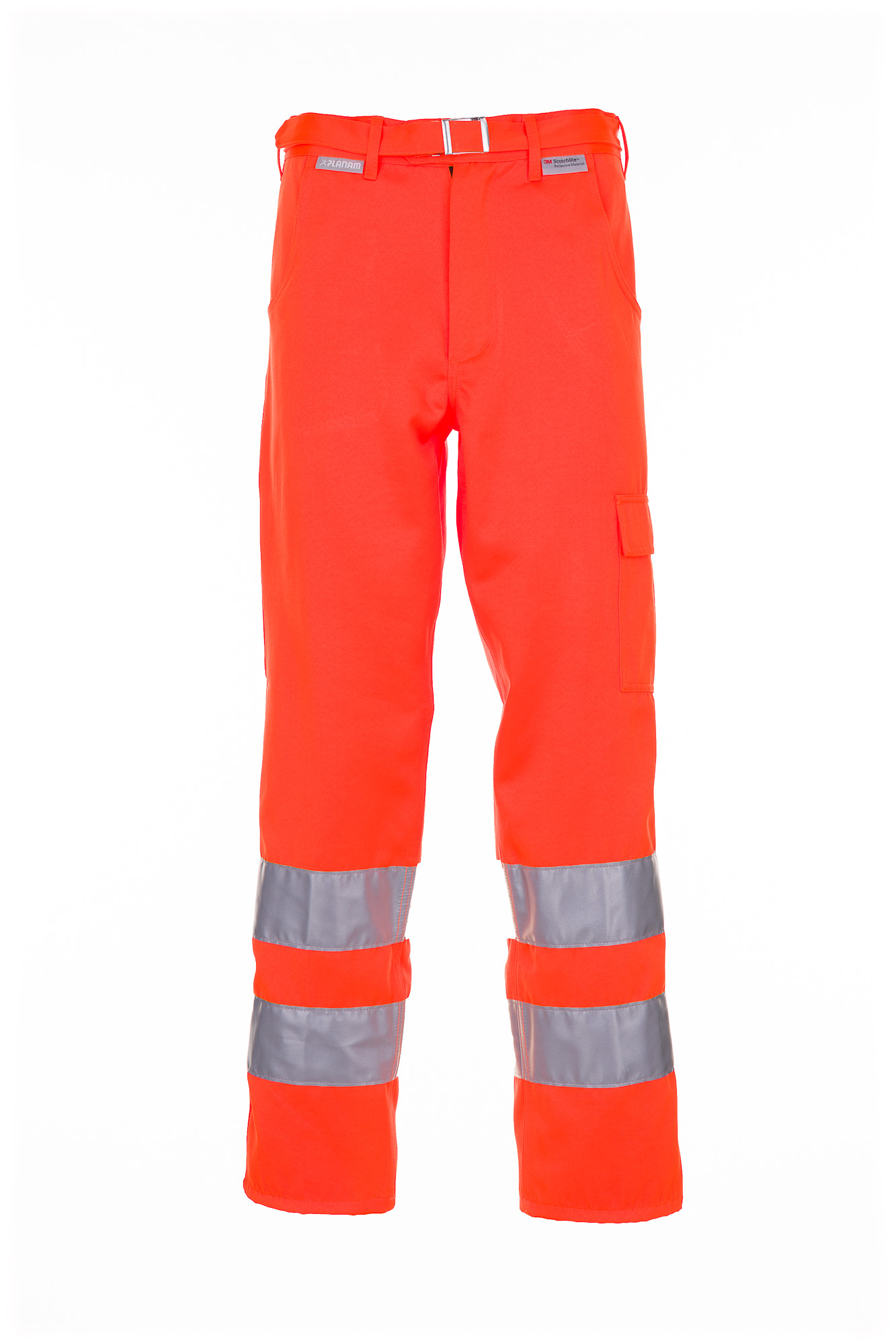 Planam Warnschutz Bundhose Arbeitshose Uni Orange 2011