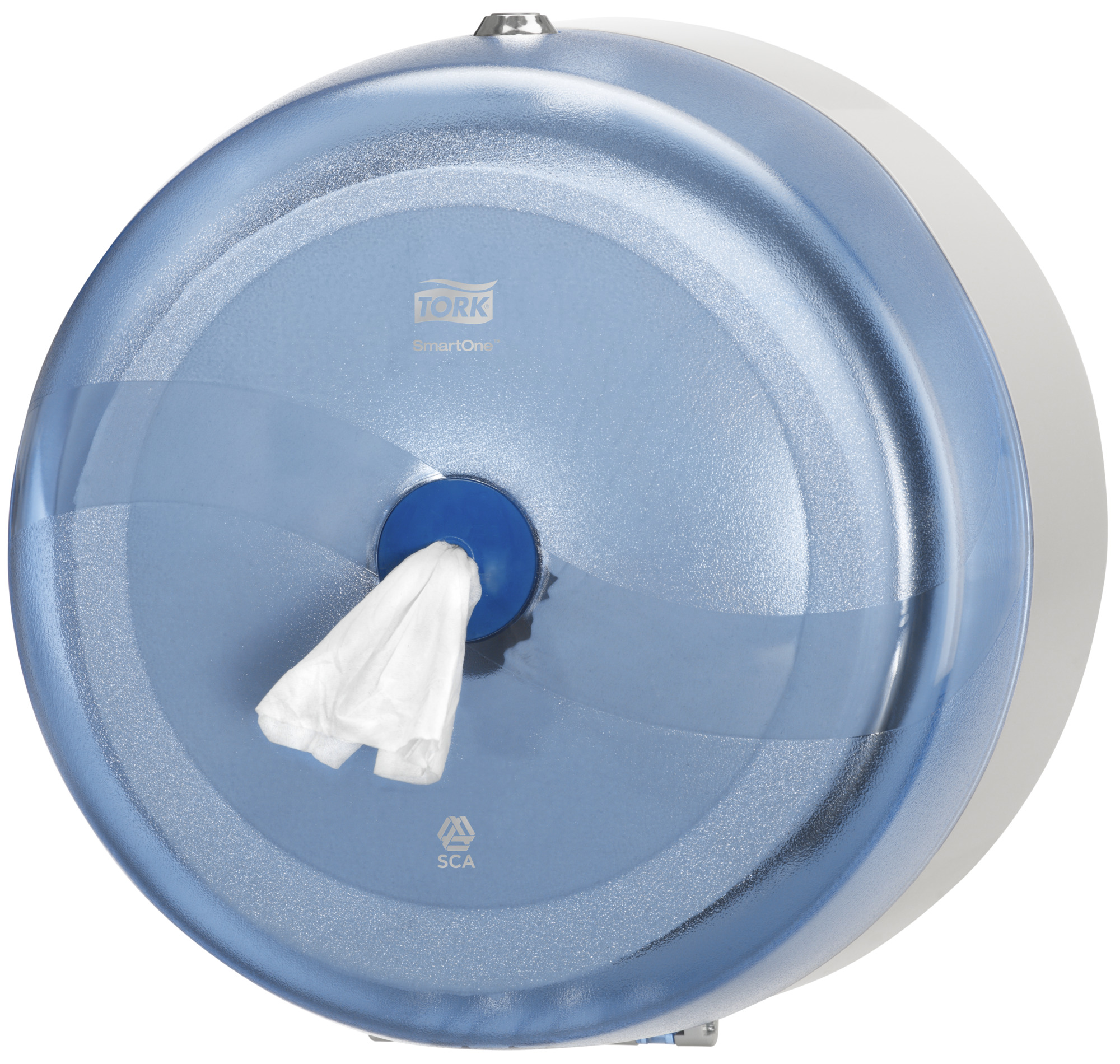Tork (T8) Wave SmartOne® Toilettenpapierspender WC-Papier-Spender blau/transparent - 472024