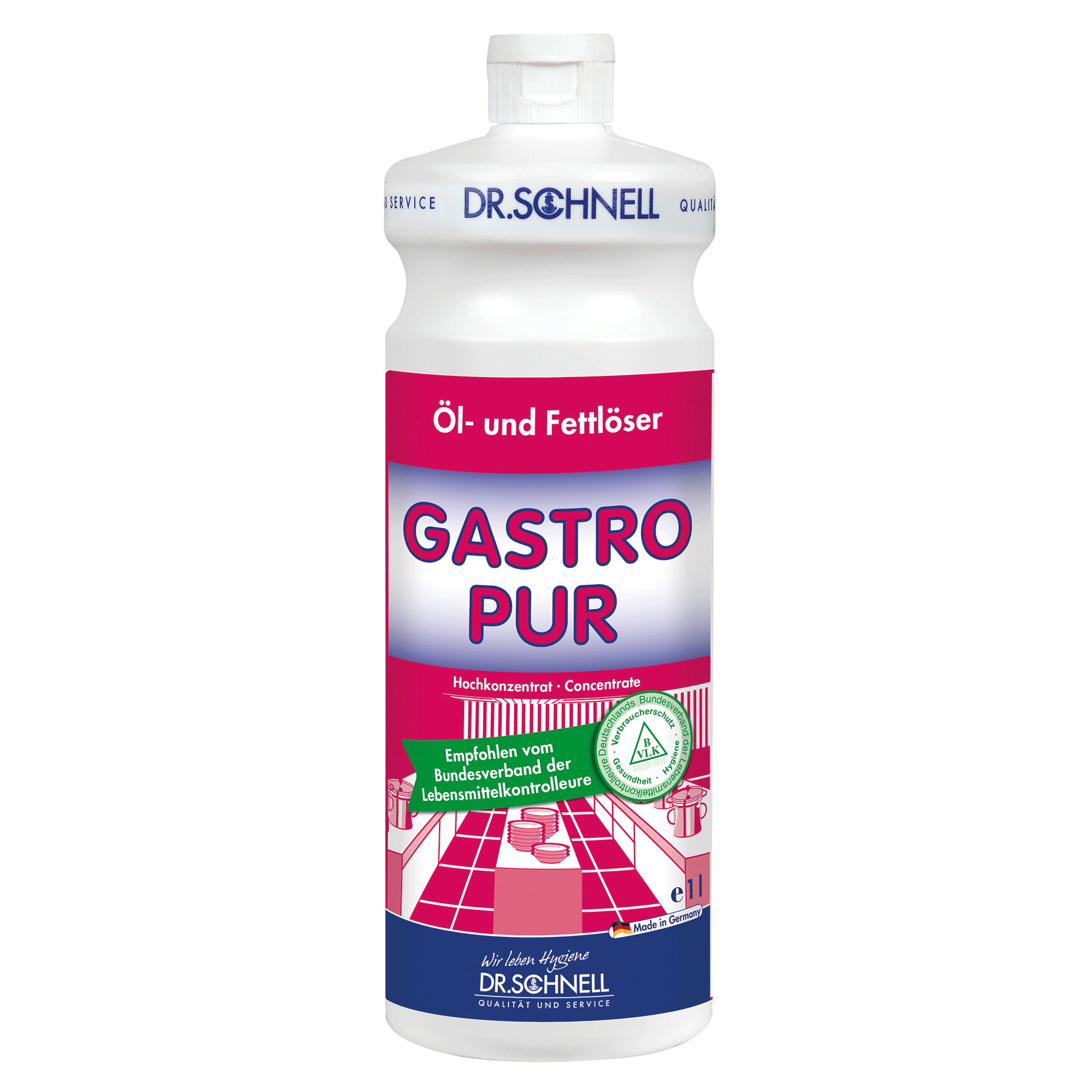 Dr-Schnell-Gastro-Pur-1-Liter Dr. Schnell - GASTRO PUR Fettlöser 1000ml - 00147