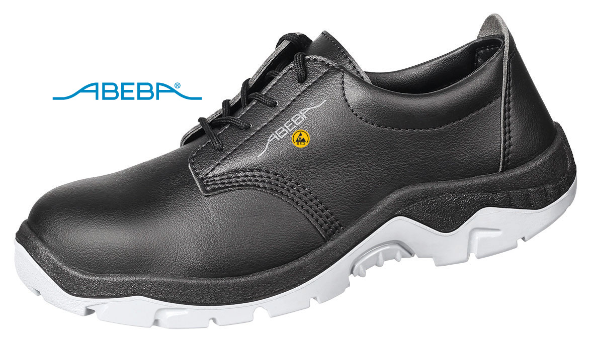 ABEBA Anatom 2236|32236 Sicherheitsschuh S3 ESD Halbschuh Arbeitsschuh schwarz