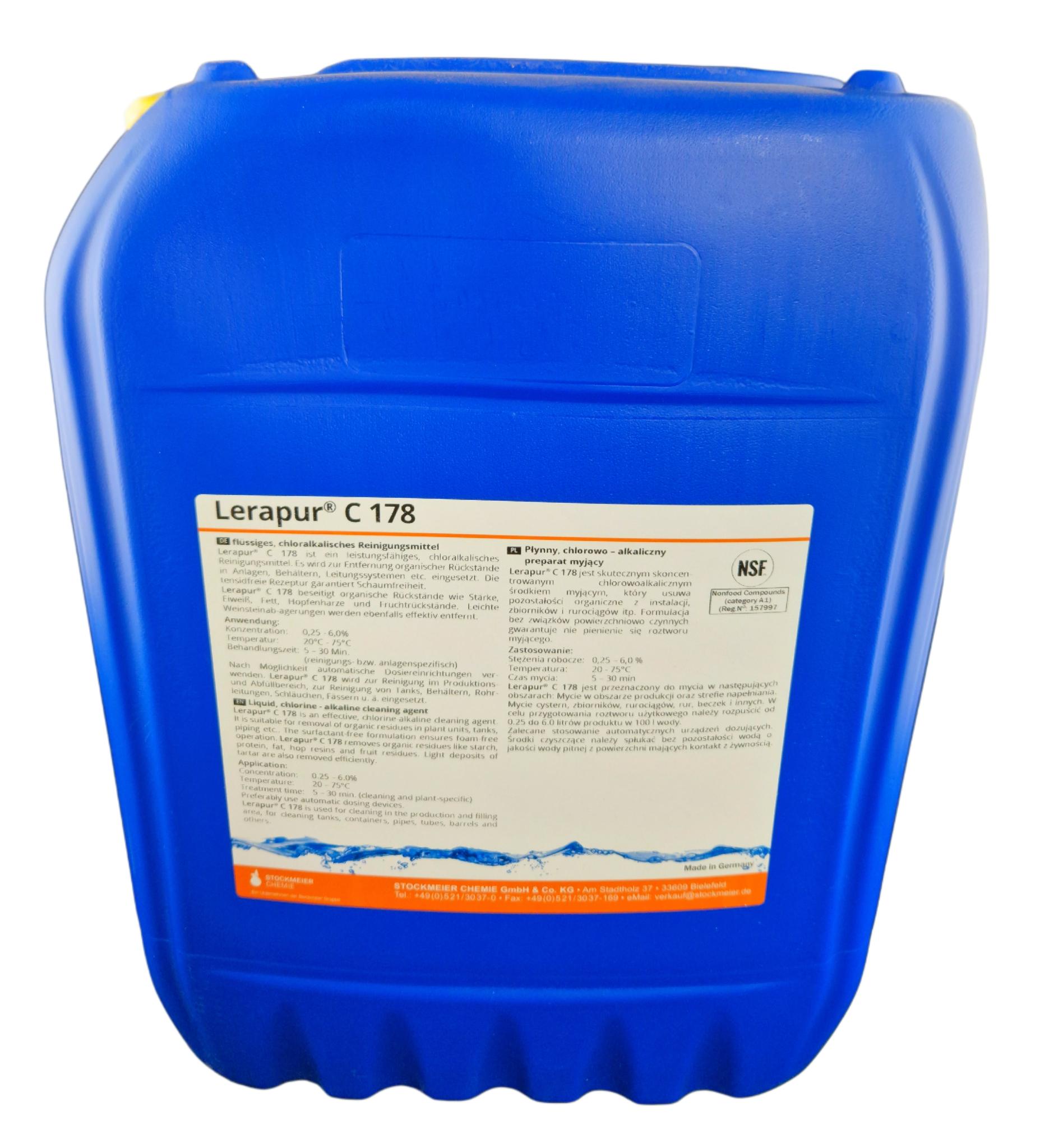 Lerapur C 178 Kastenreiniger alk  22kg Lerapur C 178 Kastenreiniger alk  22kg