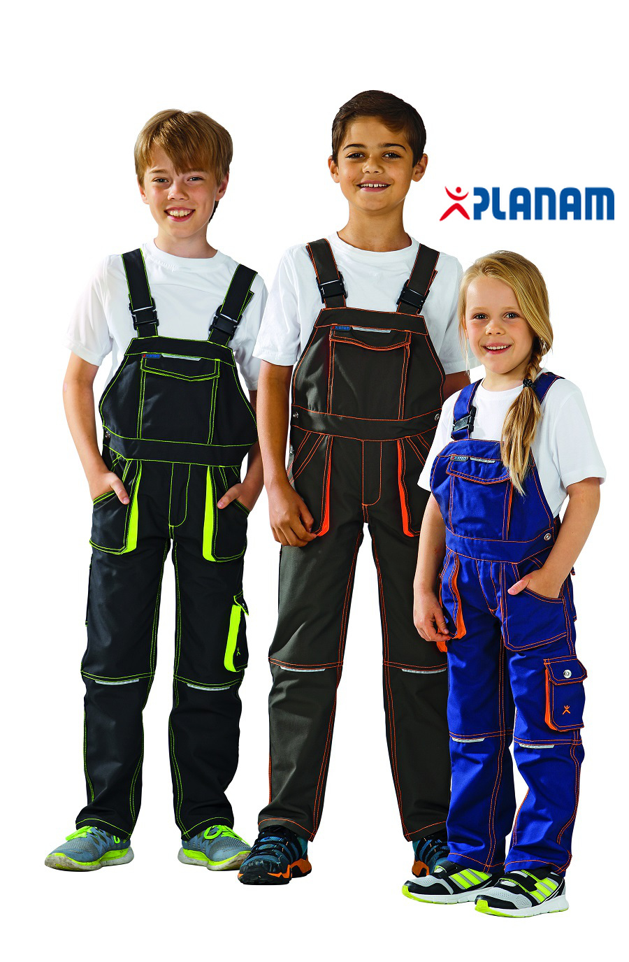 Planam Junior Kinder-Latzhose Größe 86 - 176, in 3 Farben