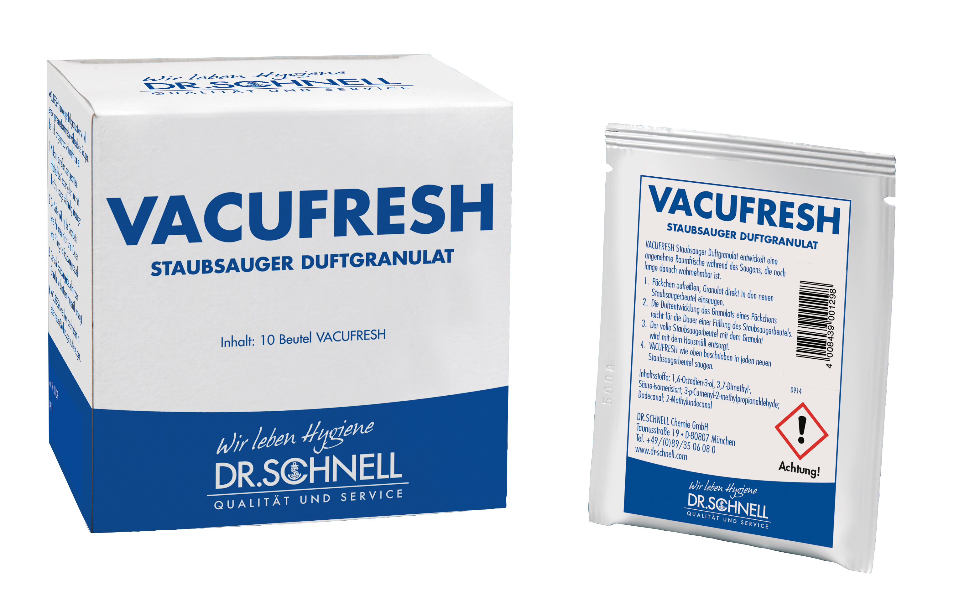 Dr. Schnell - Vacufresh 10 Beutel Lufterfrischer für Staubsauger