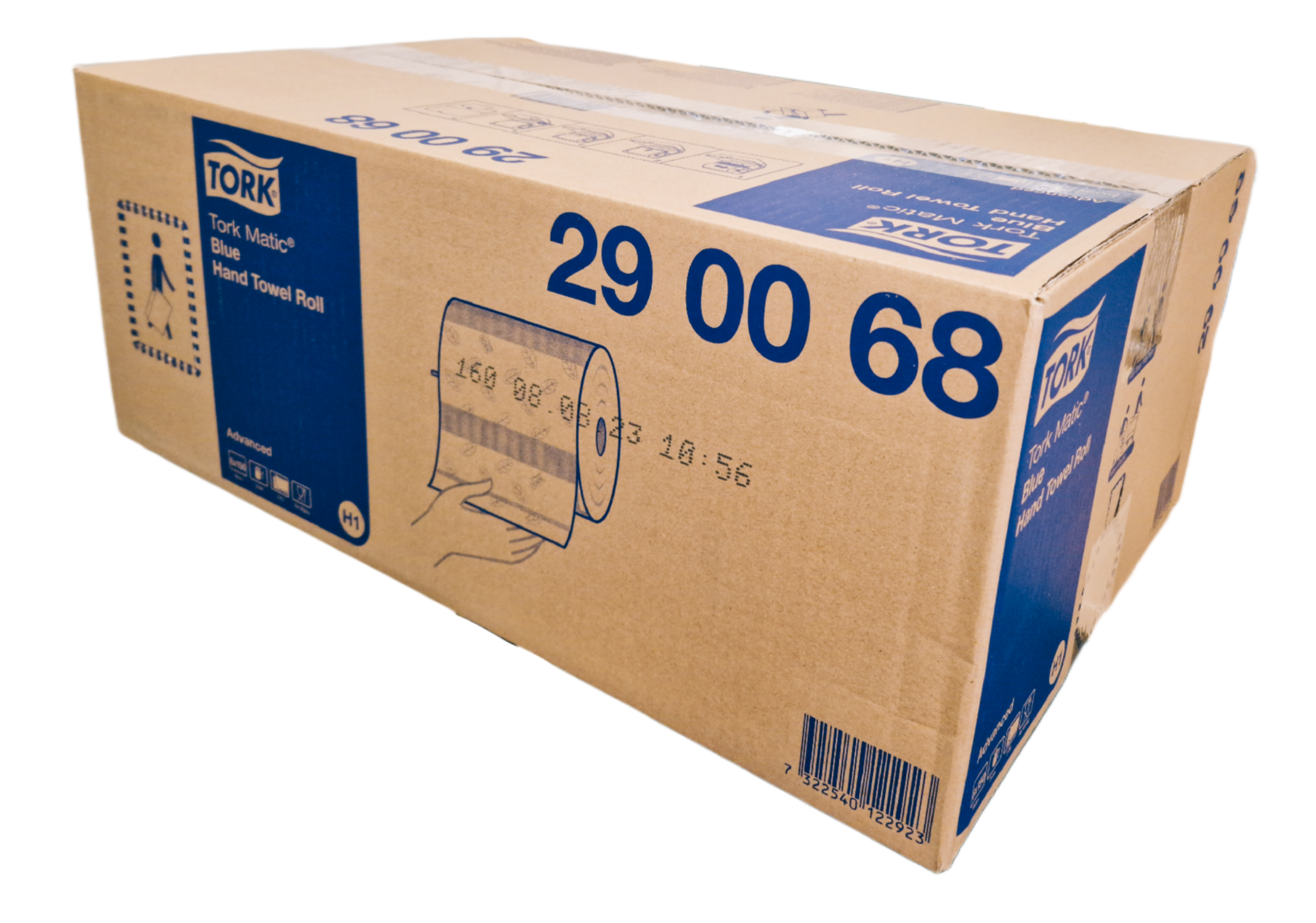 Tork Matic®blaue Handtuchrolle H1, 6 Rollen a´ 150 m, 2-lg, 21cm - 290068 Tork Matic®blaue Handtuchrolle H1, 6 Rollen a´ 150 m, 2-lg, 21cm - 290068