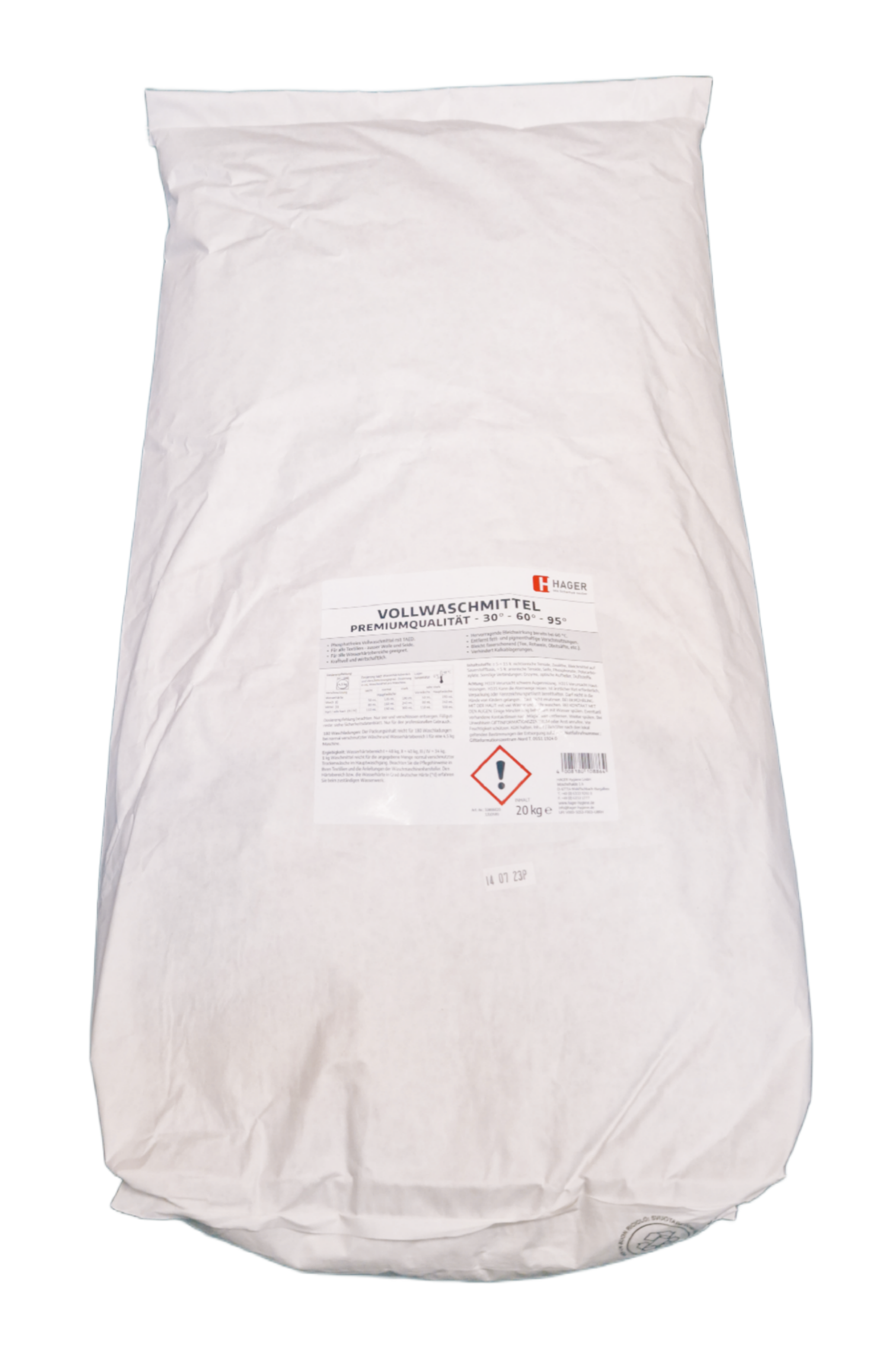 Vollwaschmittel Hager Premiumqualität 20kg Vollwaschmittel Hager Premiumqualität 20kg