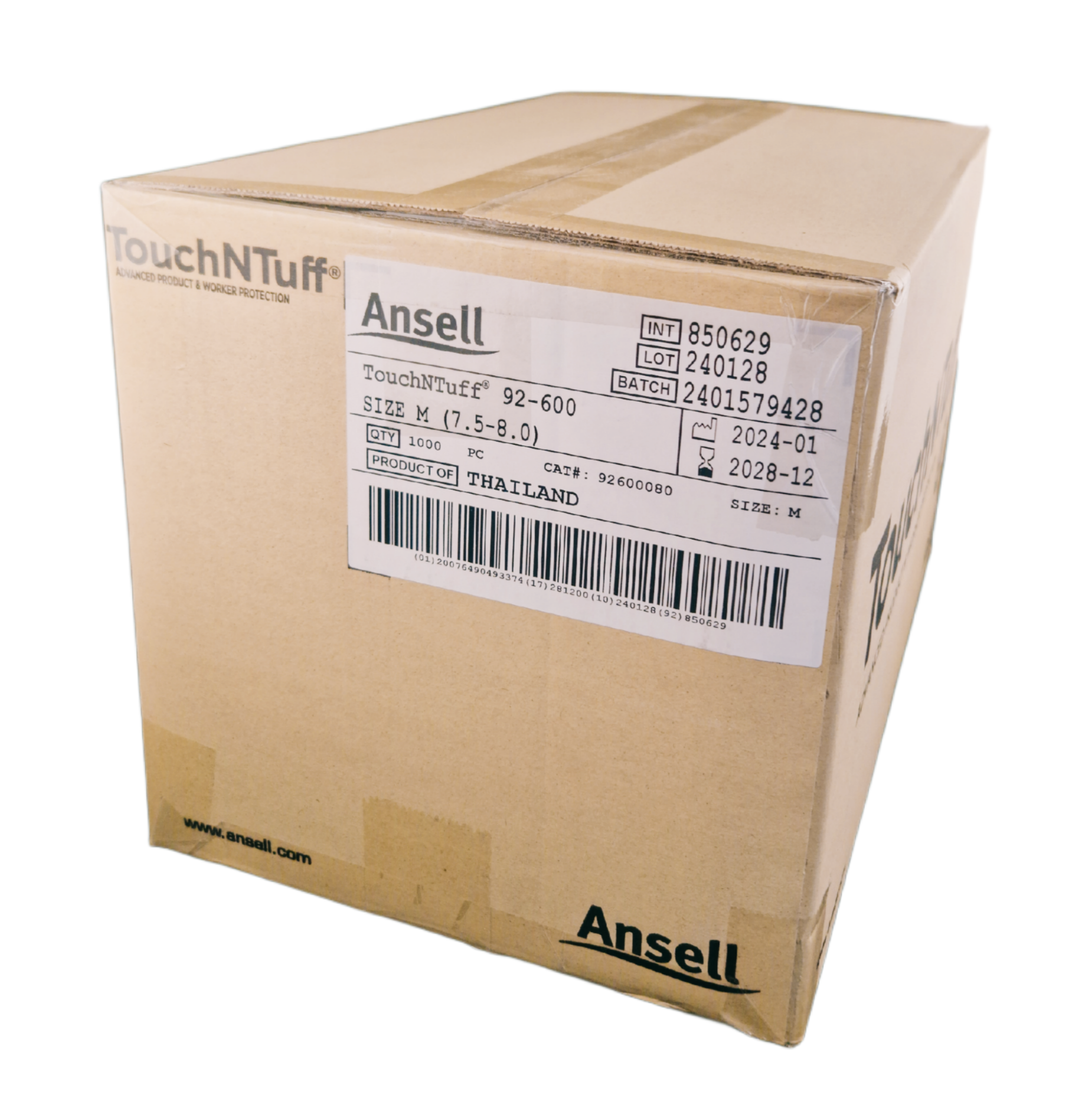 Einwegshandschuhe Nitril TouchNTuff® 92-600 - 100 Stück pro Box