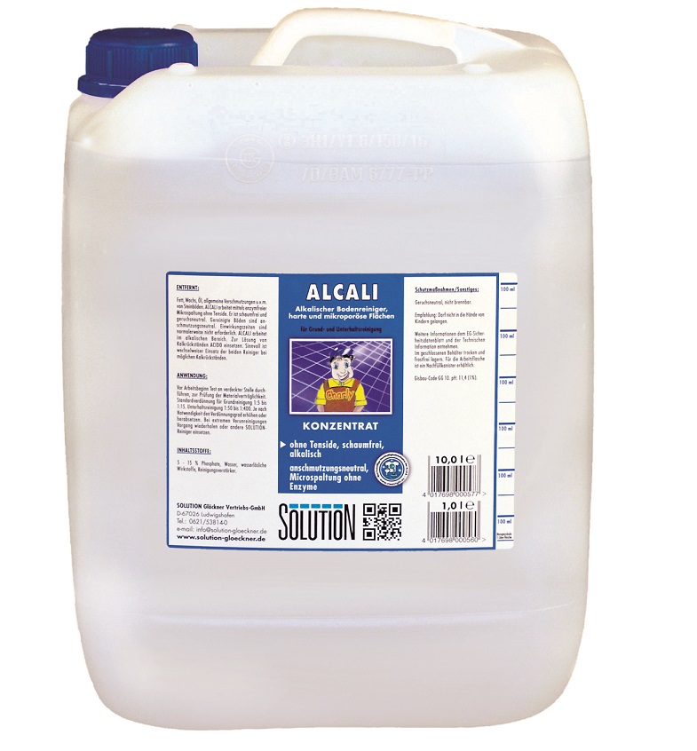 SOLUTION Glöckner - Alcali Bodenreiniger 10 Liter