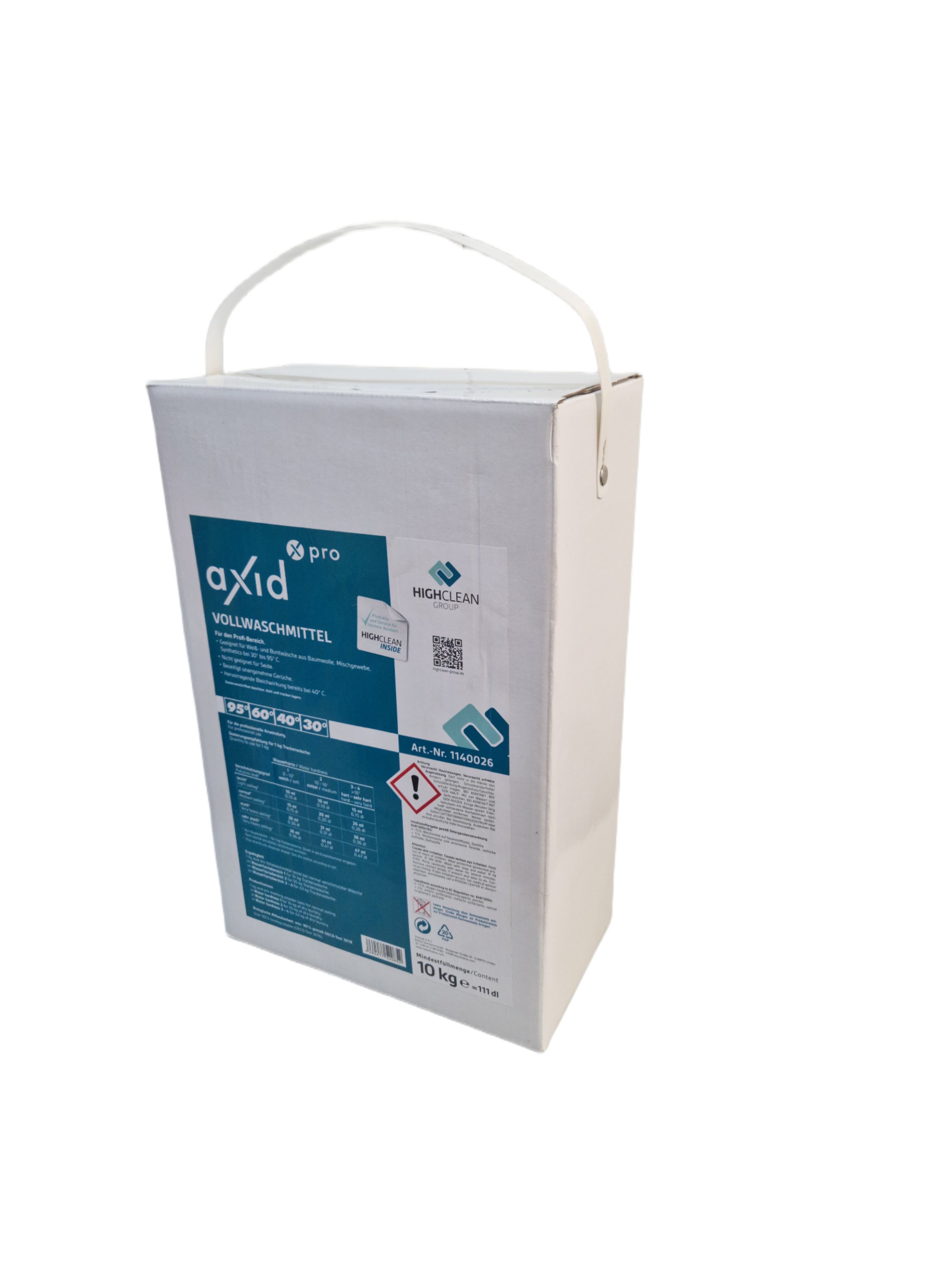 axid pro Vollwaschmittel 10kg Tragebox axid pro Vollwaschmittel 10kg Tragebox