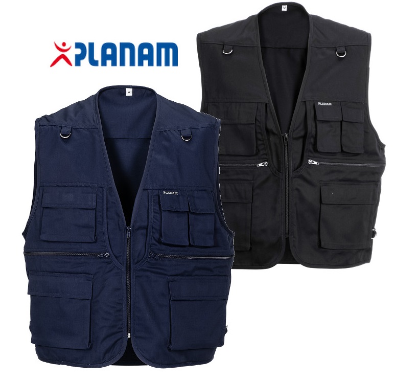 temp_bersicht_sommer_weste Planam Sommer Weste Arbeitsweste Sommerweste Gr. S - 3XL, in 2 Farben