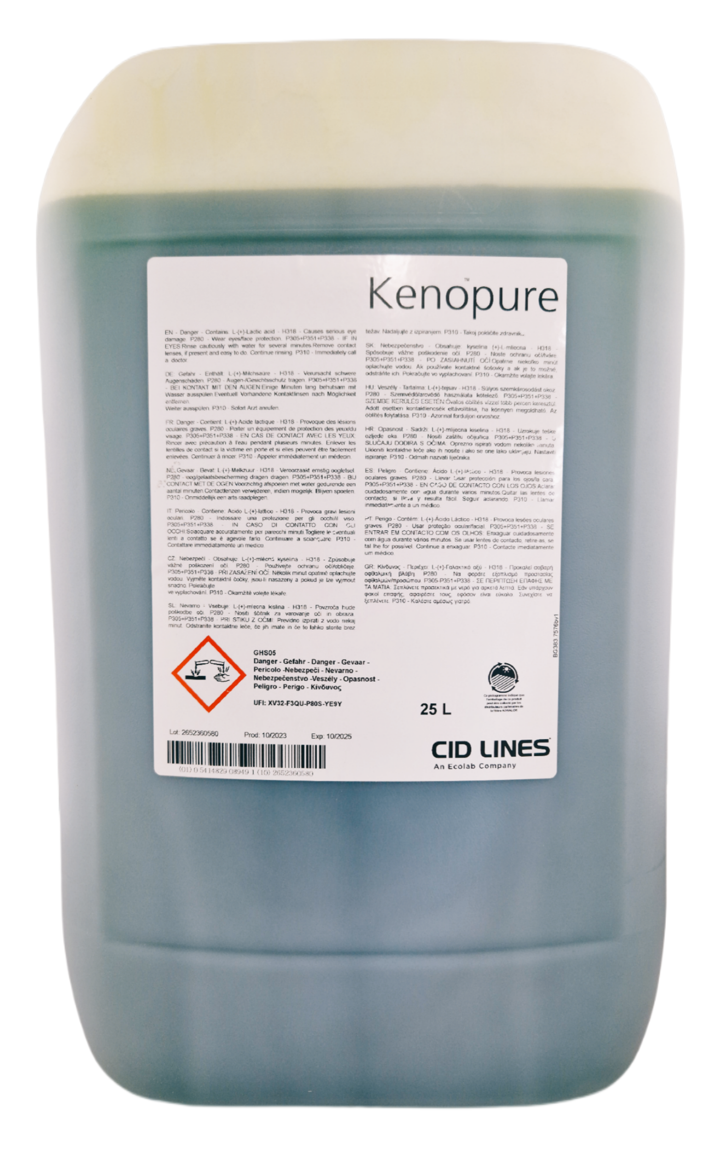 Cid Lines - Kenopure 25 Liter Kanister für Euterreinigung