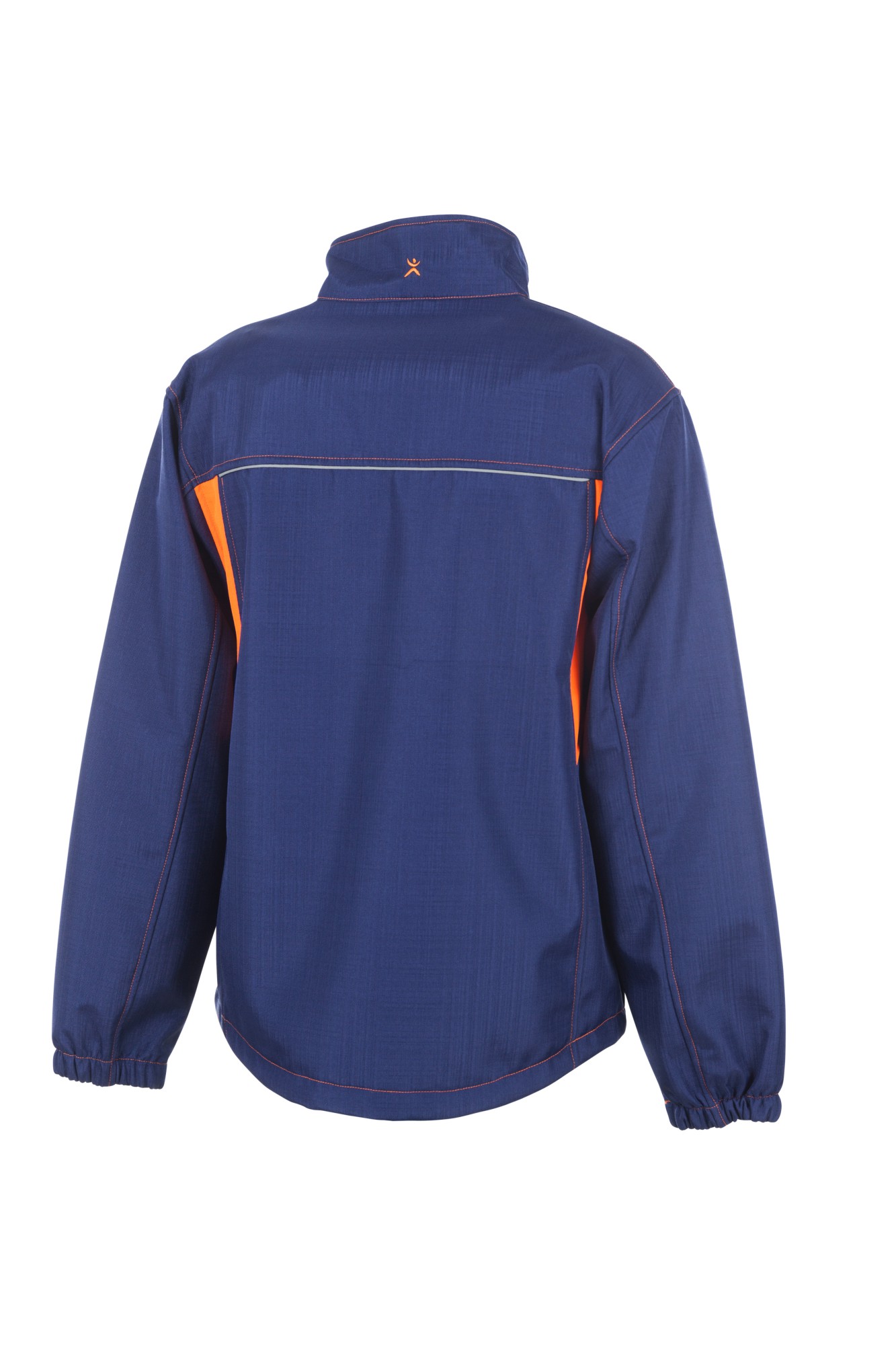 tempzoom_6291_012 Planam Basalt Neon Softshelljacke Arbeitsjacke Marine-Orange 6291