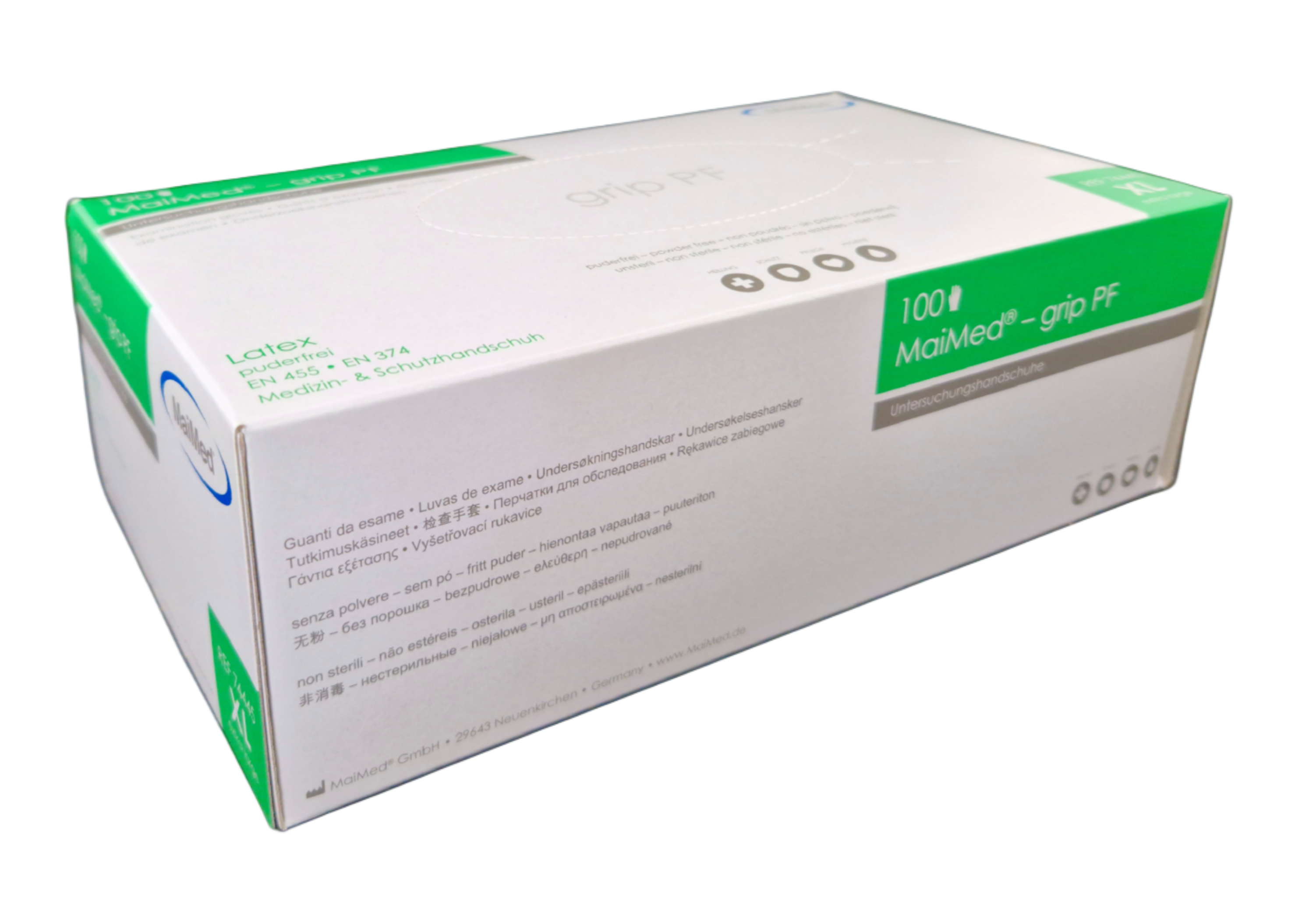 MaiMed Einweghandschuh Latex grip