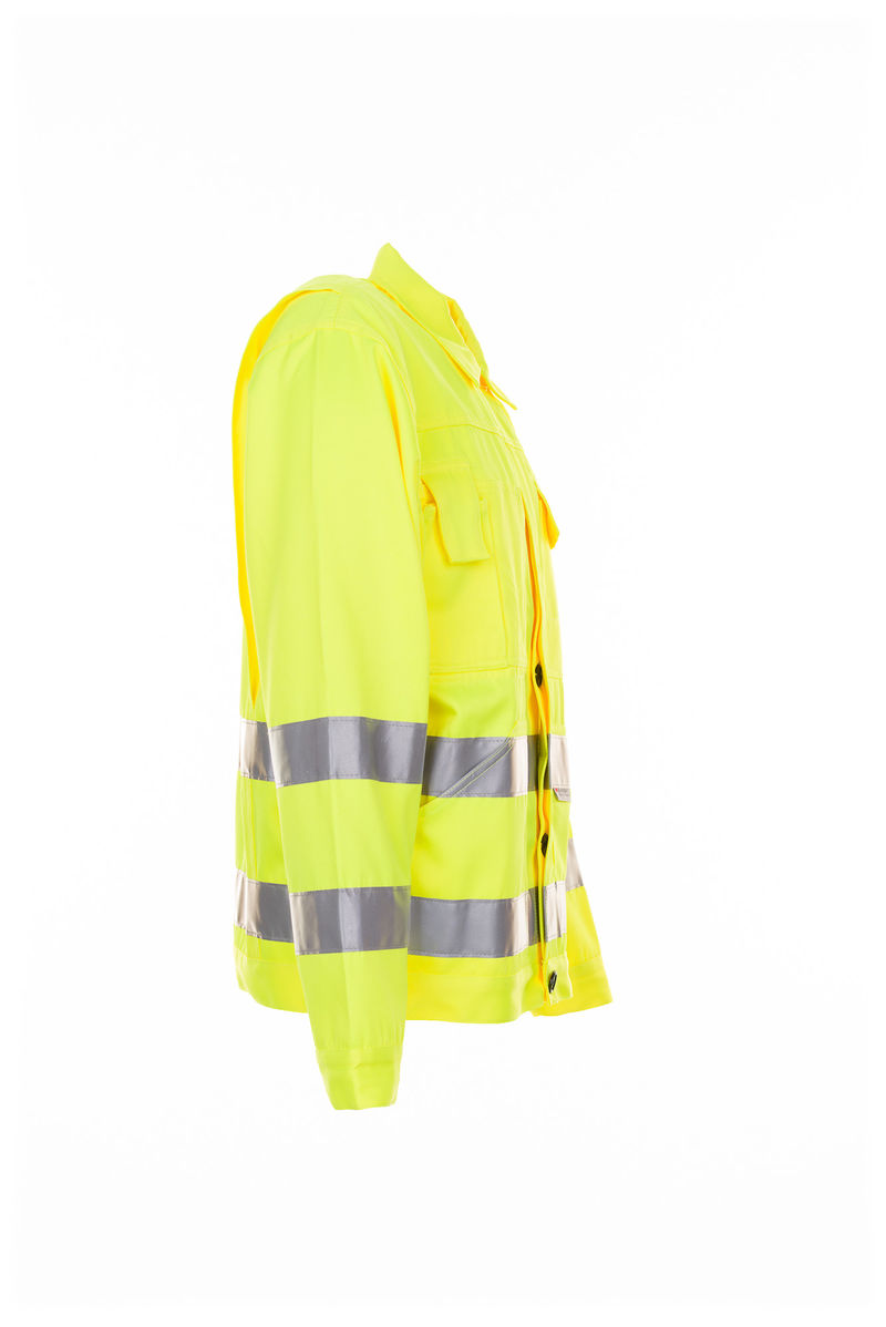 tempzoom_2002_020_1 Planam Warnschutz Bundjacke Arbeitsjacke Uni Gelb 2002