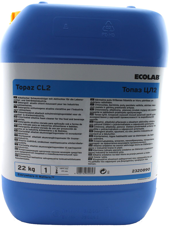 Ecolab - P3-Topaz CL2 (Topax 65) 23 kg/Kanister