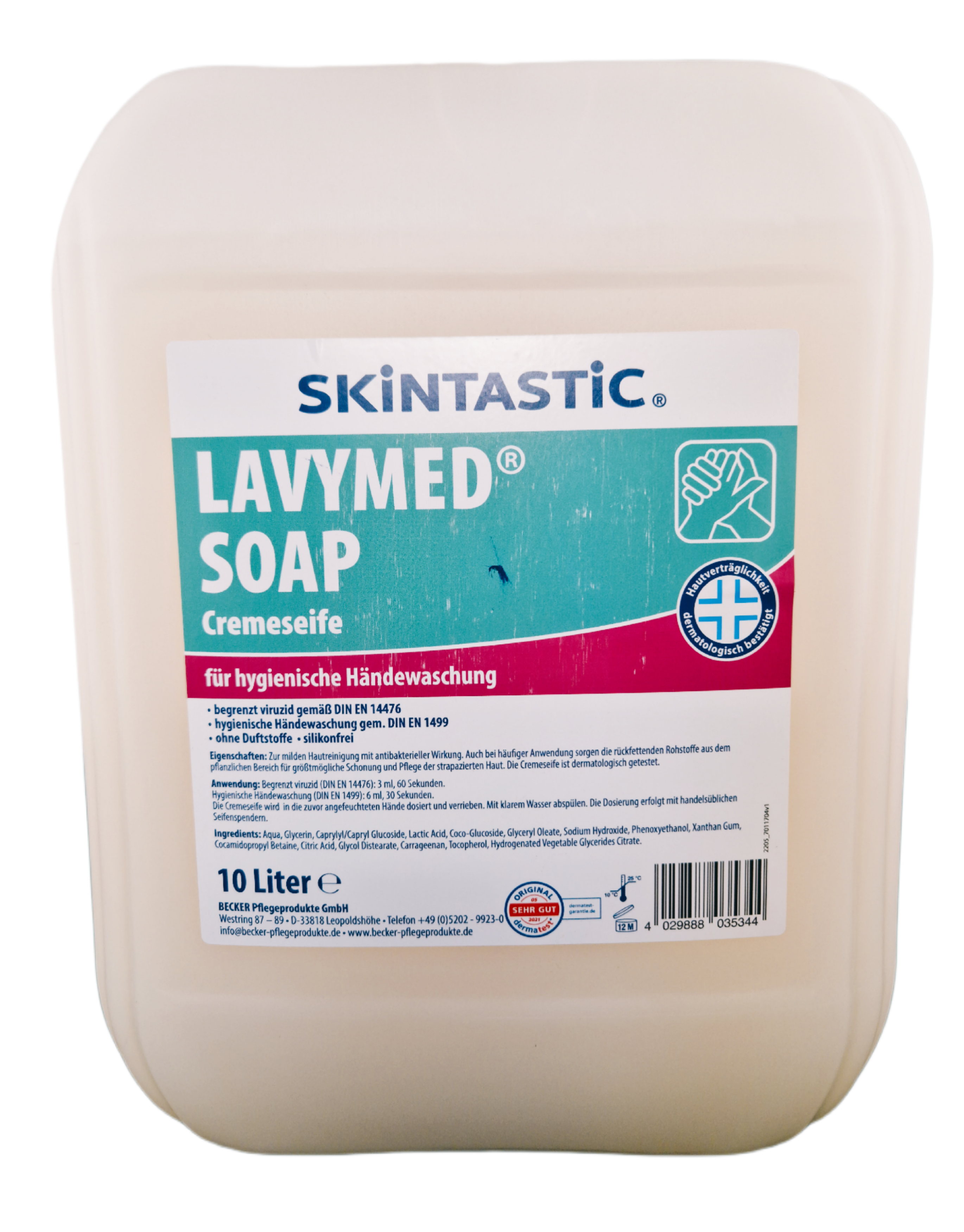 Seifencreme Skintastic Lavymed Soap 10 Liter Seifencreme Skintastic Lavymed Soap 10 Liter