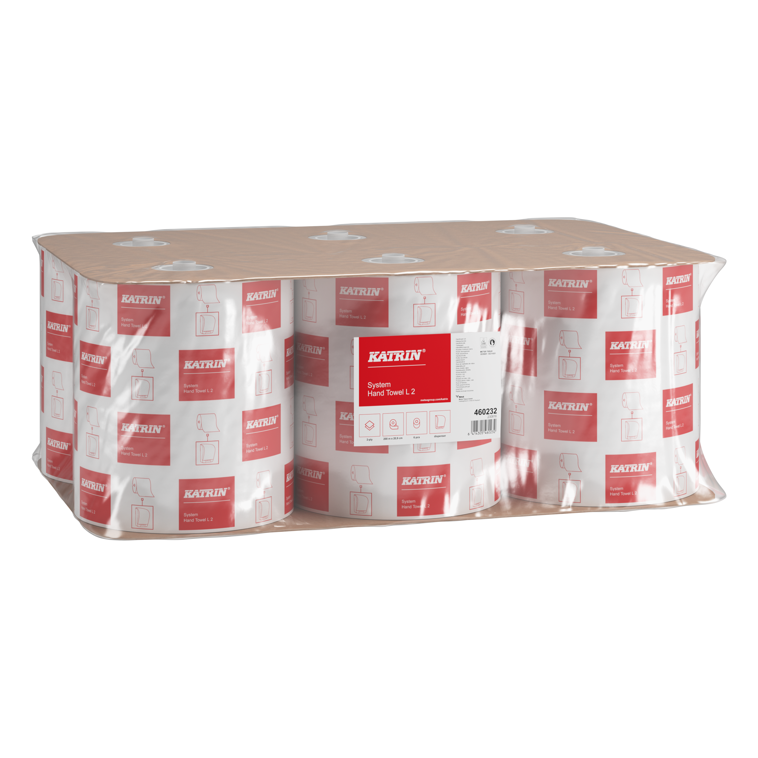Katrin System Handtuchrolle 2lg weiß 460232 Katrin System Handtuchrolle 2lg weiß 460232