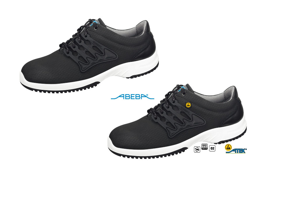 ABEBA UNI6 Berufsschuh Arbeitsschuh schwarz 6761 | 36761 ESD