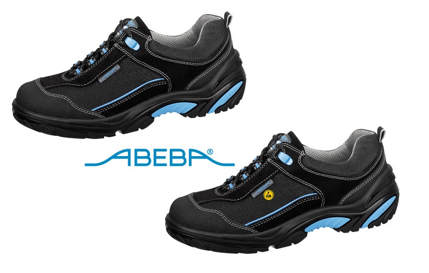 ABEBA Crawler Alu 4571|34571 ESD Sicherheitsschuh S1 Halbschuh Kochschuh Küchenschuh schwarz