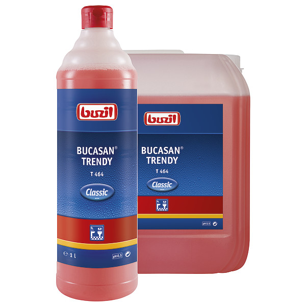 BUCASAN-R-TRENDY-T-464_Gruppe Buzil - Bucasan Trendy T464  Sanitärreiniger 1 Liter – 10 Liter