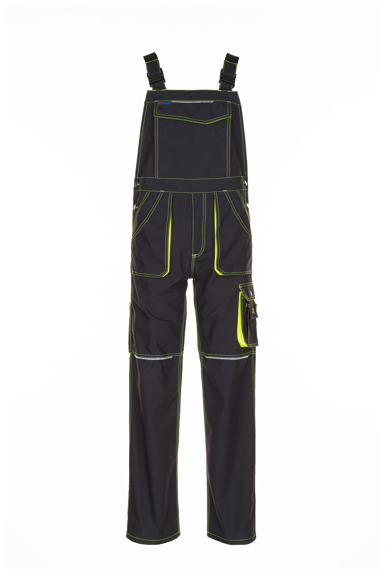 tempbasaltneon_6230_01_1 Planam Basalt Neon Latzhose Arbeitshose Größe 24 - 110, in 3 Farben