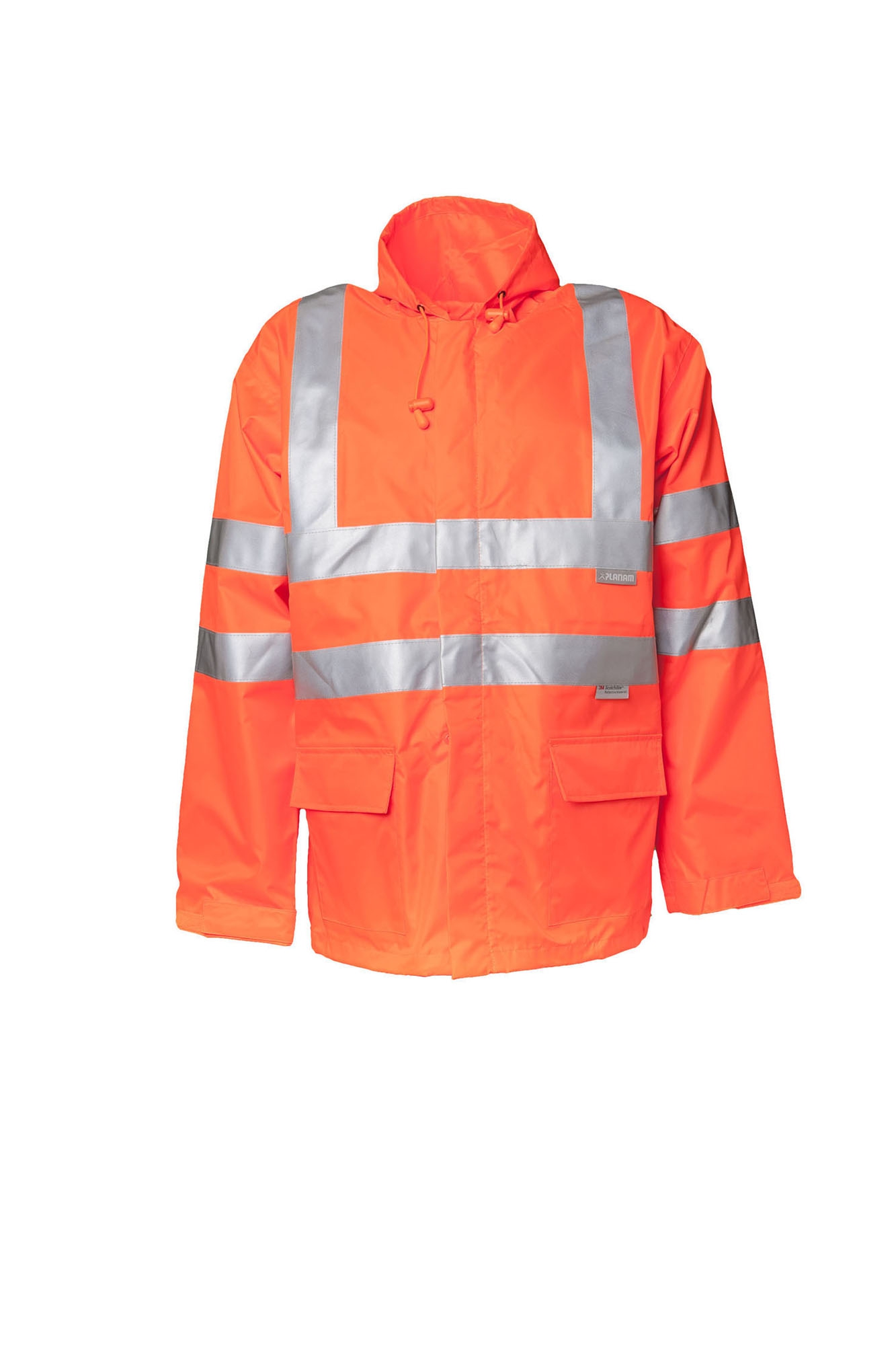 Planam Warnschutz Regenjacke/Windjacke Größe S - XXXL in 2 Farben