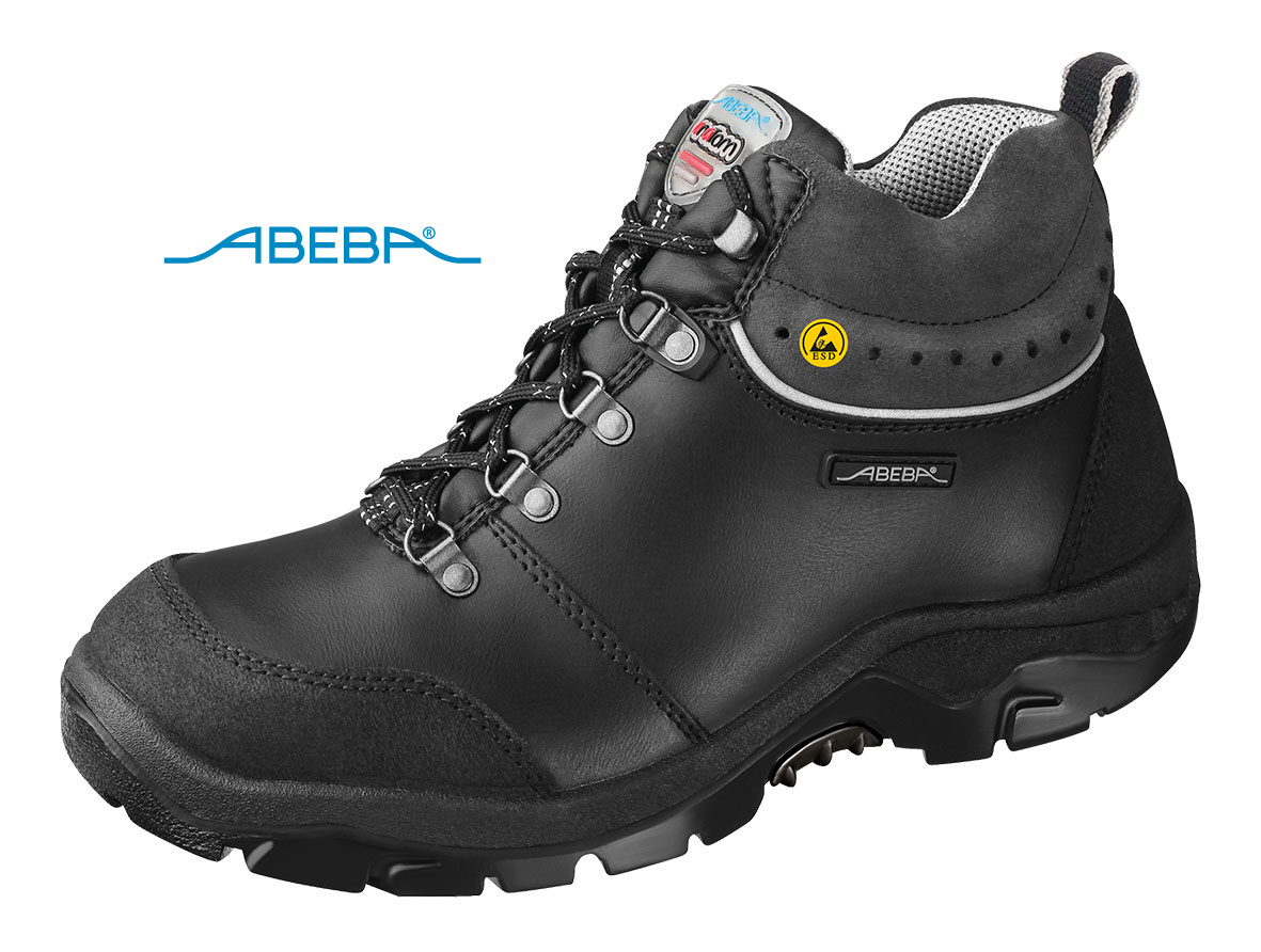 temp32268-logo_1 ABEBA Anatom 2268|32268 Sicherheitsschuh S3 ESD Knöchelschuh Stiefel Arbeitsstiefel schwarz