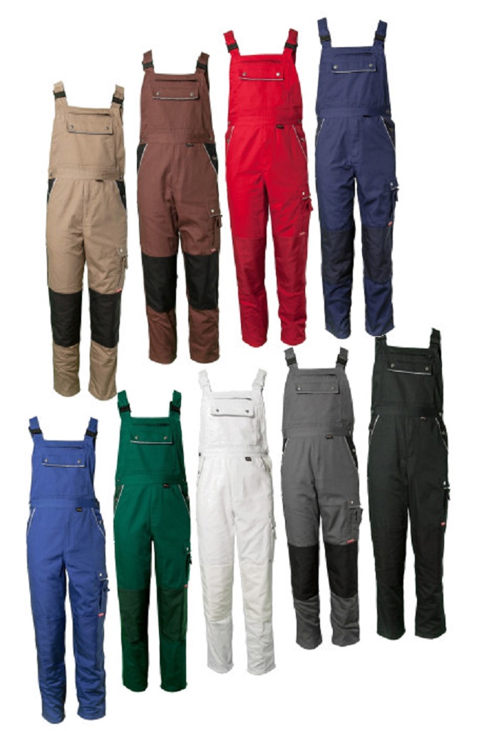 Planam Canvas 320 Latzhose Größe 24 - 110, 9 Farben