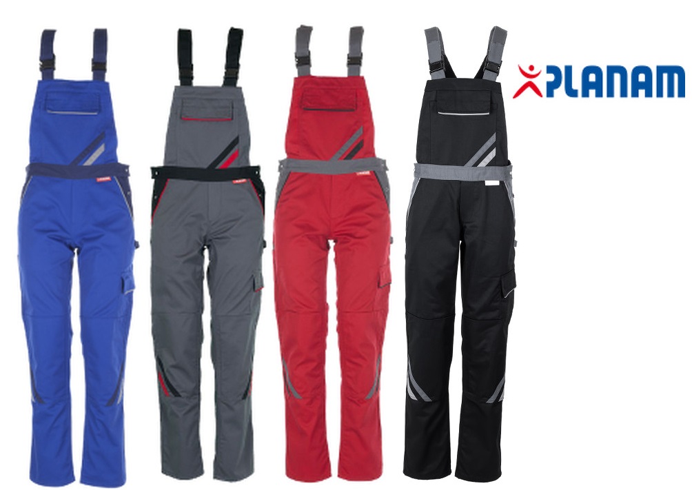 Planam Highline Damen Latzhose Größe 34 - 54, in 4 Farben