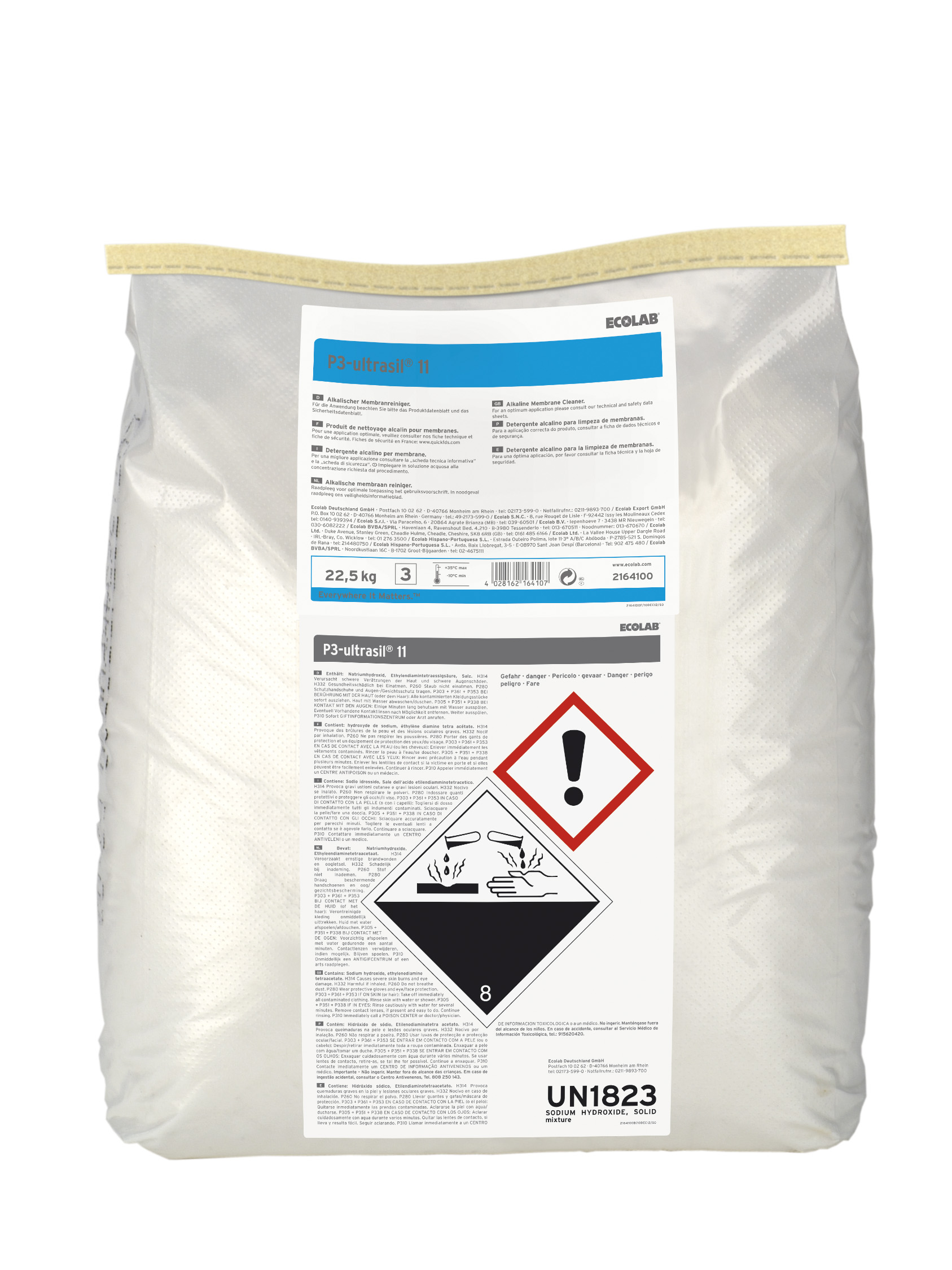 Ecolab - P3 Ultrasil 11 für Membranfiltrationsanlagen | 22,5 Kg Ecolab - P3 Ultrasil 11 für Membranfiltrationsanlagen | 22,5 Kg