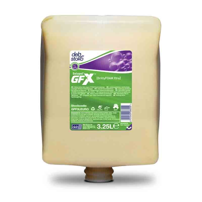 tempgpf3leuro_solopol_gritty_foam_xtra_3_25l_we Solopol® GFX™ (GrittyFOAM® Xtra) Handwaschschaum 3,25 Liter Kartusche