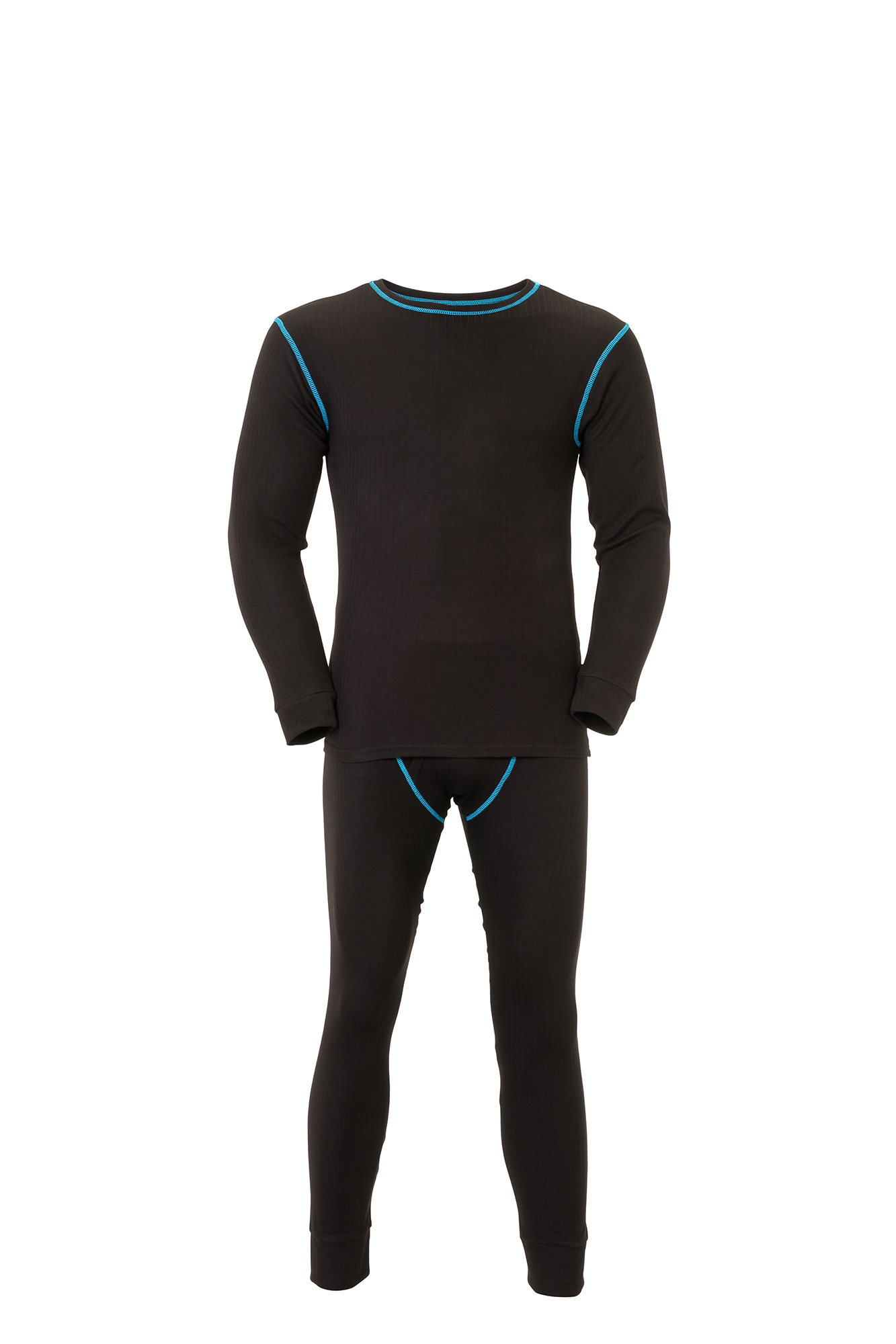 tempfunktionsunterwaesche_2215_001 Planam Funktionswäsche Set 180 Shirt + Hose lang 180g/m² Unterwäsche Winter 2215 schwarz