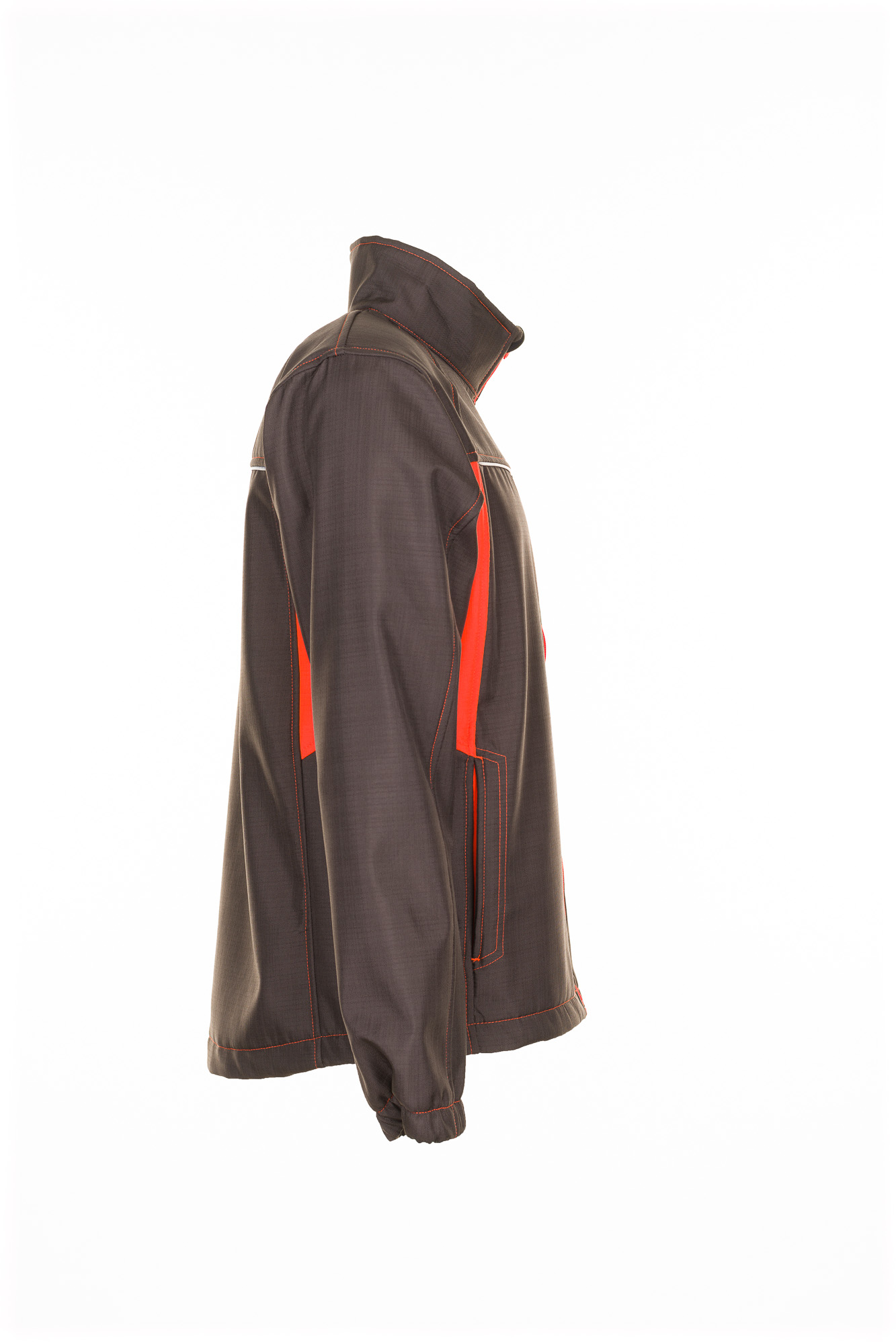 tempbasaltneon_6292_19 Planam Basalt Neon Softshelljacke Arbeitsjacke Oliv-Orange 6292