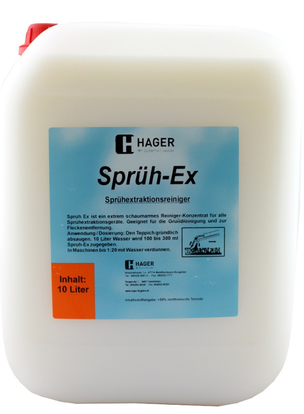 Sprüh-Ex Sprühextraktionsreiniger für Teppiche 10 Liter
