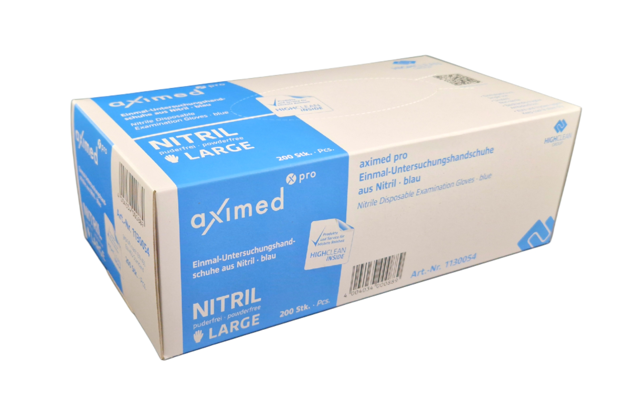 Einweghandschuhe Nitril puderfrei blau aximed pro Einweghandschuhe Nitril puderfrei blau aximed pro