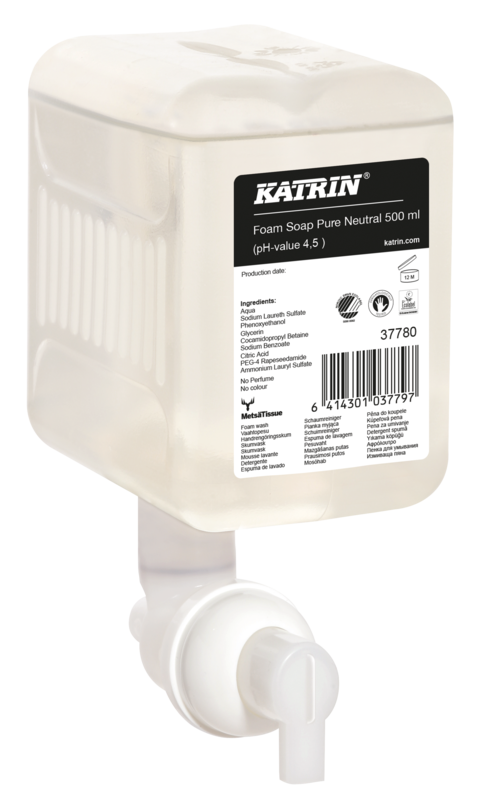 Katrin Handwaschschaum Foam Soap Pure Neutral 12x500 ml - 37780