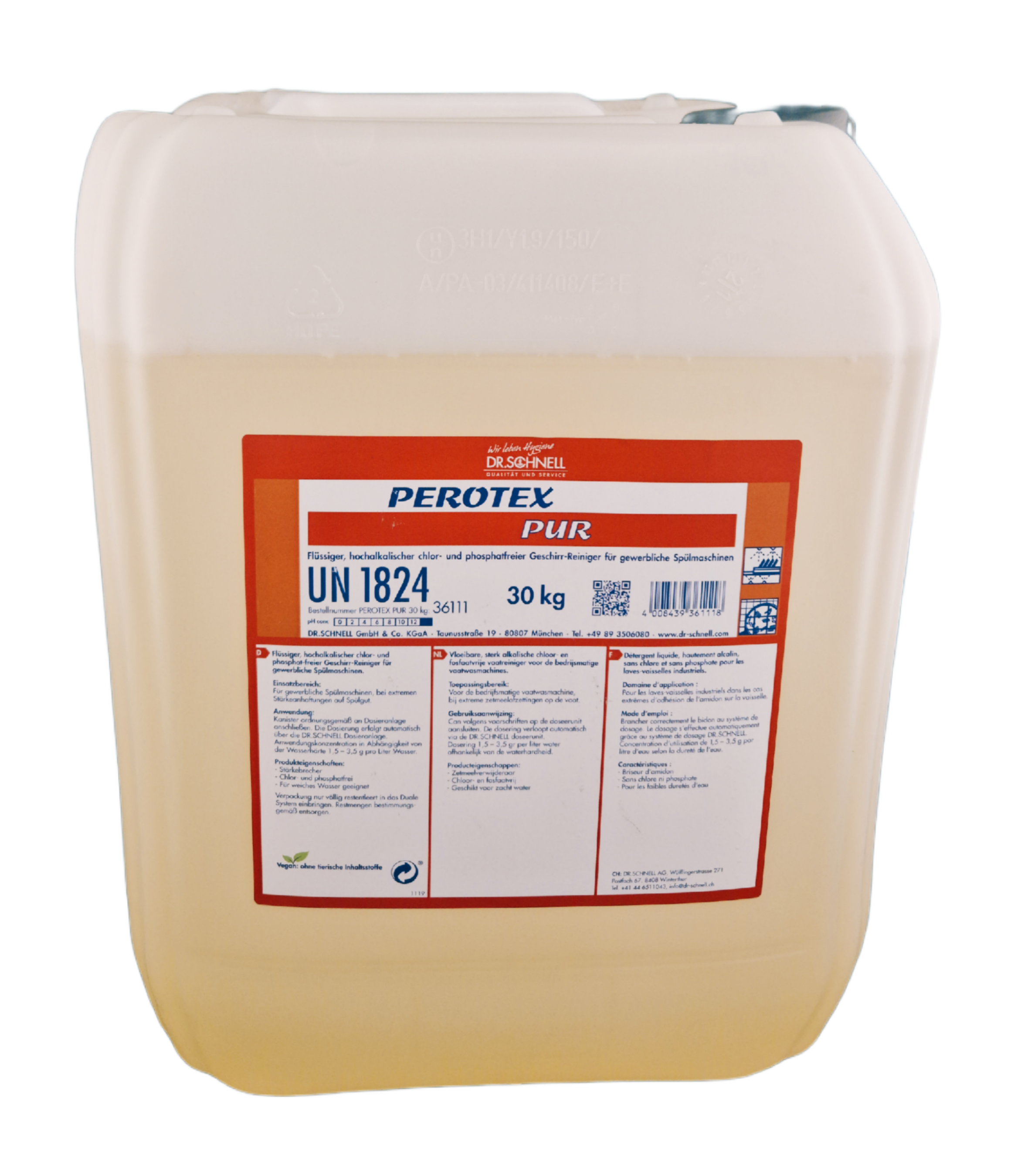 Dr. Schnell - Perotex Pur 30 Kg, chlorfreier Geschirrreiniger Dr. Schnell - Perotex Pur 30 Kg, chlorfreier Geschirrreiniger