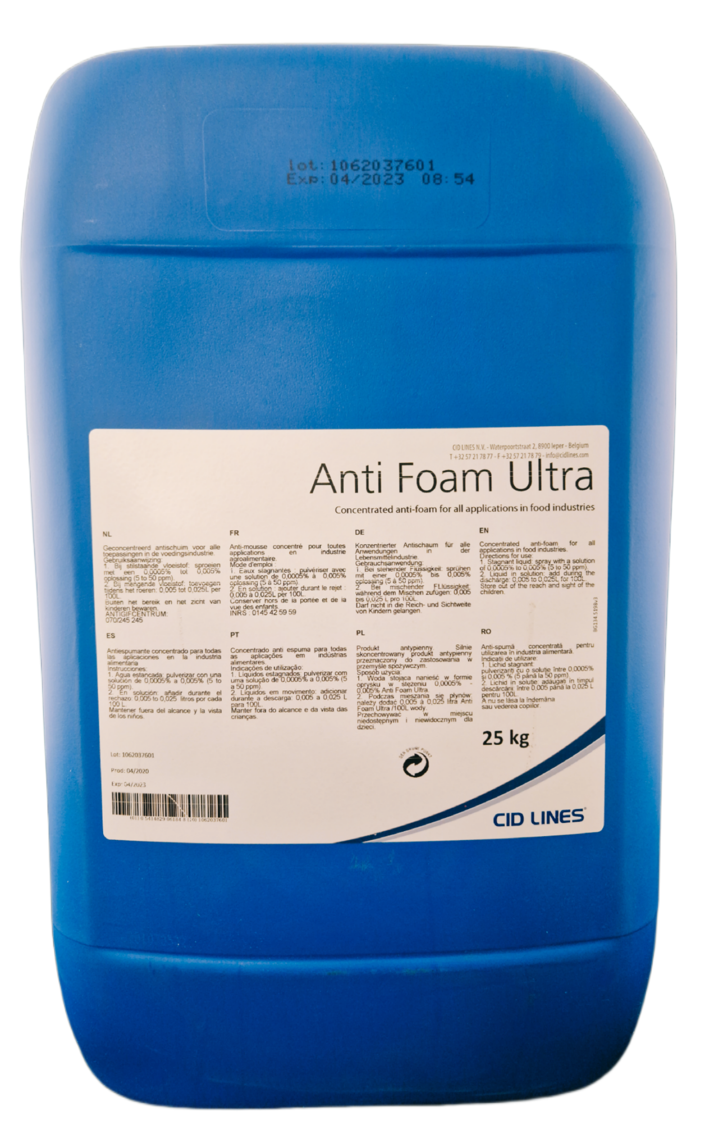 Cid Lines - Anti Foam Ultra 25 Kg Kanister Entschäumer