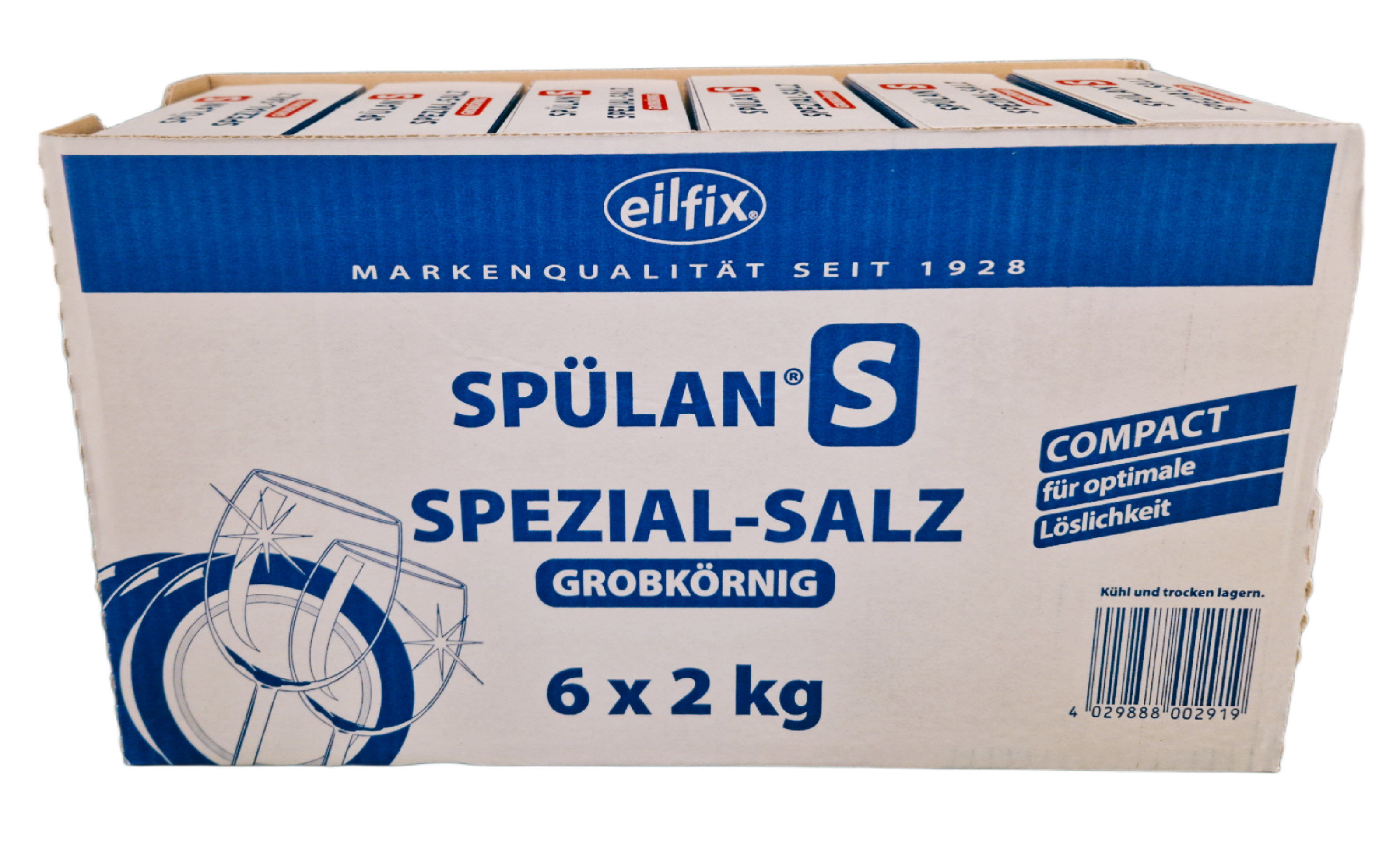 Eilfix - Spülan Regeneriersalz grob 6 x 2 Kg Eilfix - Spülan Regeneriersalz grob 6 x 2 Kg