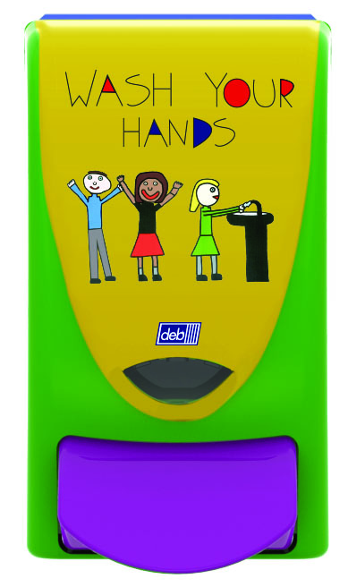 tempwyh1lds_spender_wash_hands Deb® Kids Wash Your Hands 1L Spender