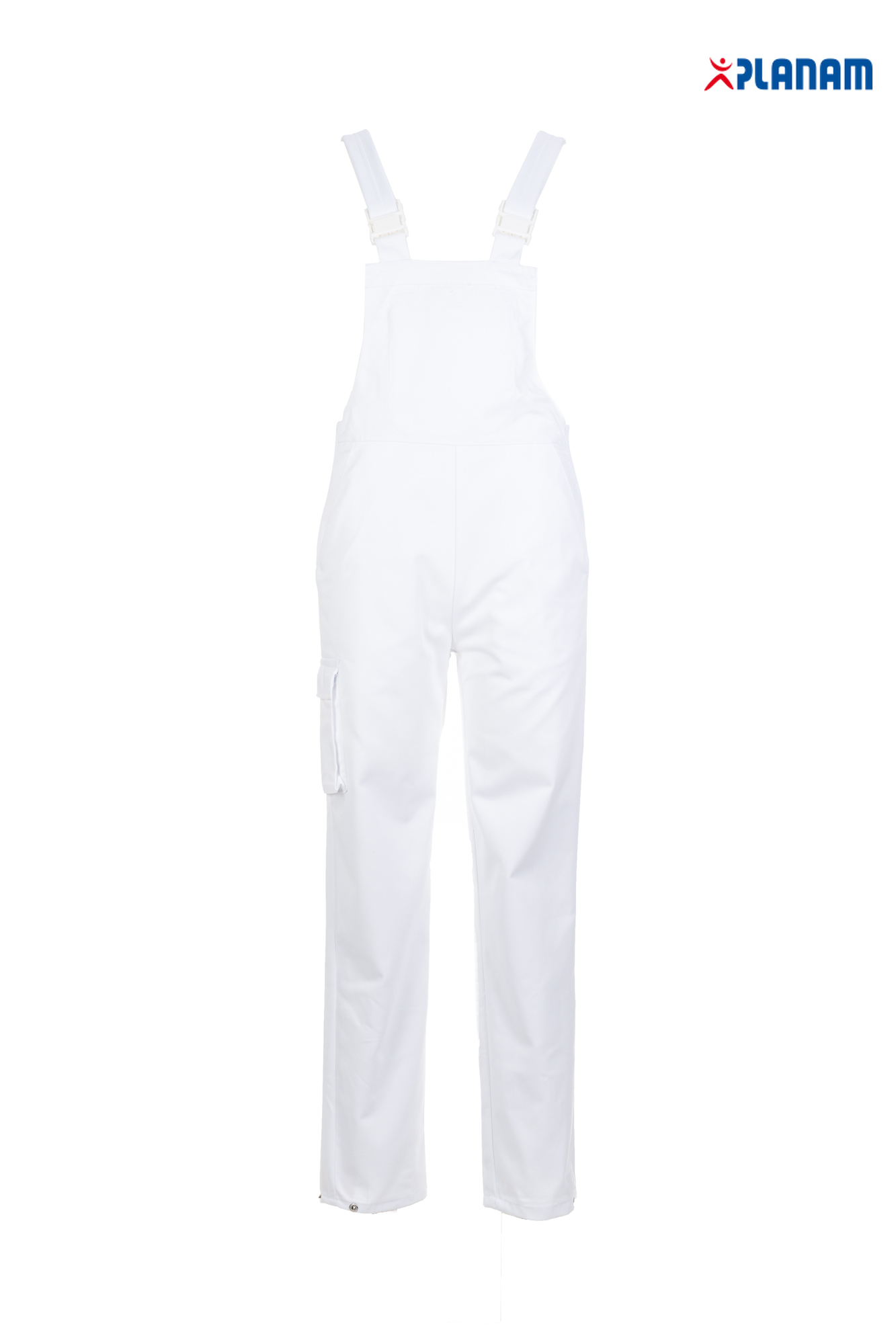 Planam Damen Food Latzhose Arbeitshose Hose 5341 Reinweiß