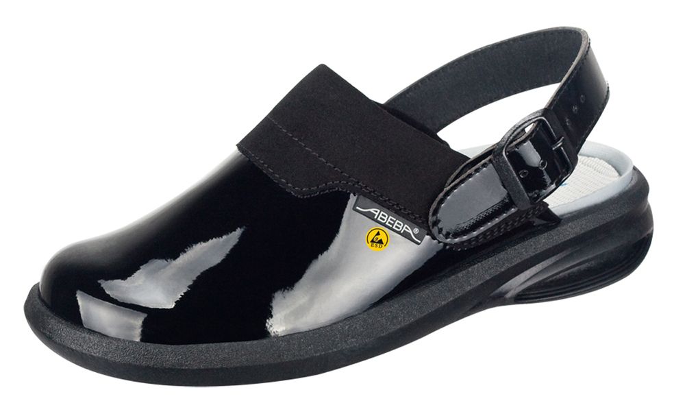 ABEBA Easy 7621|37621 ESD Clog Berufsschuh Arbeitsschuh schwarz